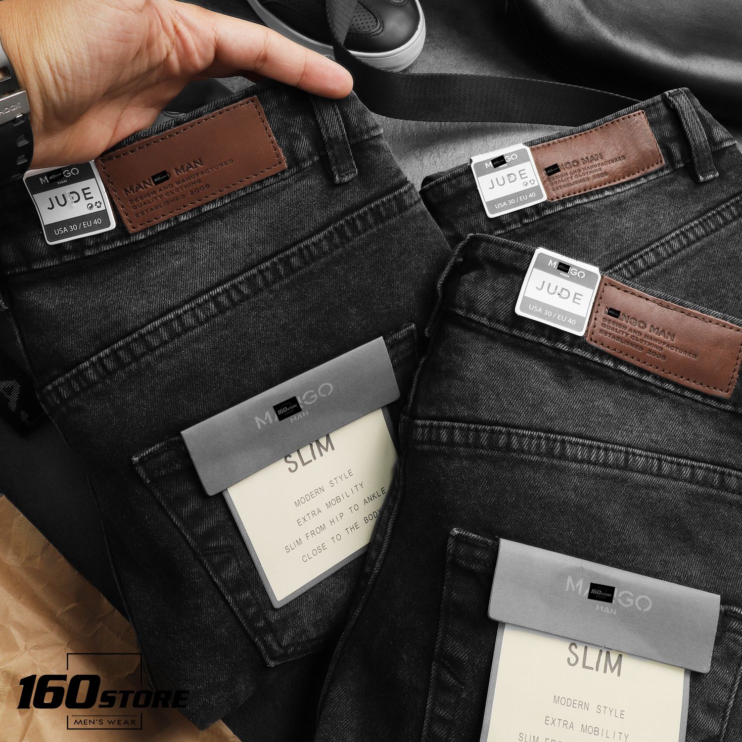 Quần jean M.N.G Jude slim fit