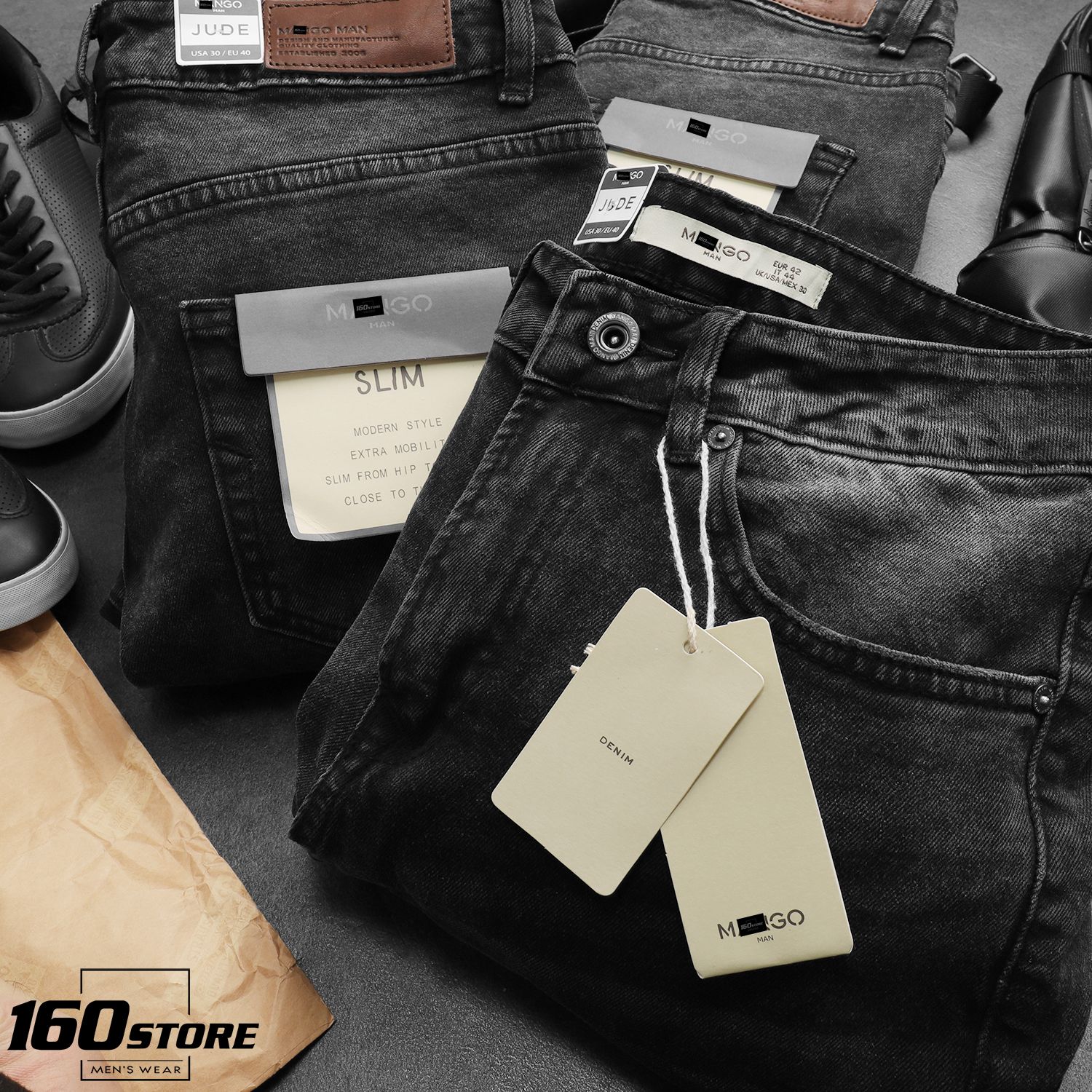 Quần jean M.N.G Jude slim fit