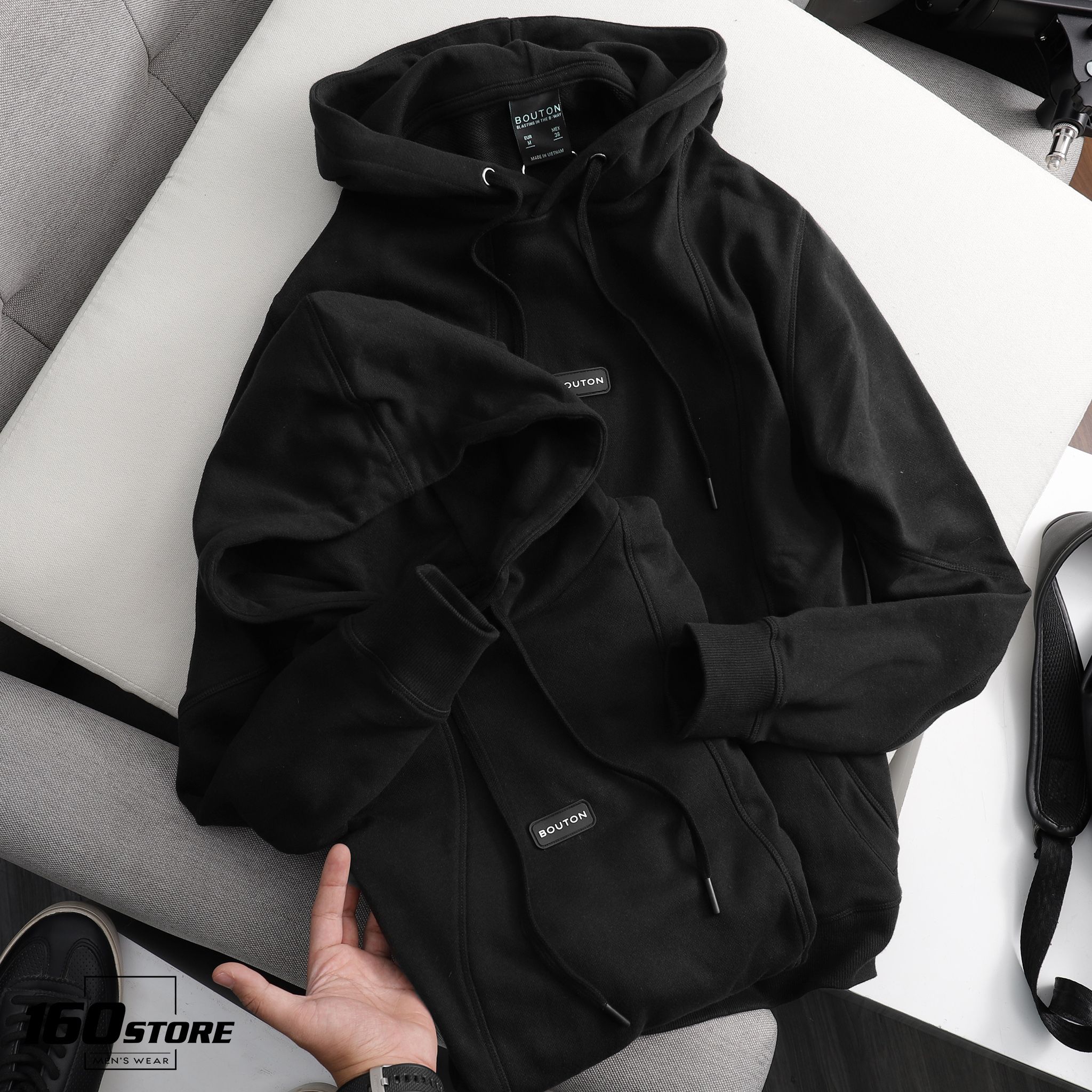 Áo hoodie BOUTON French terry