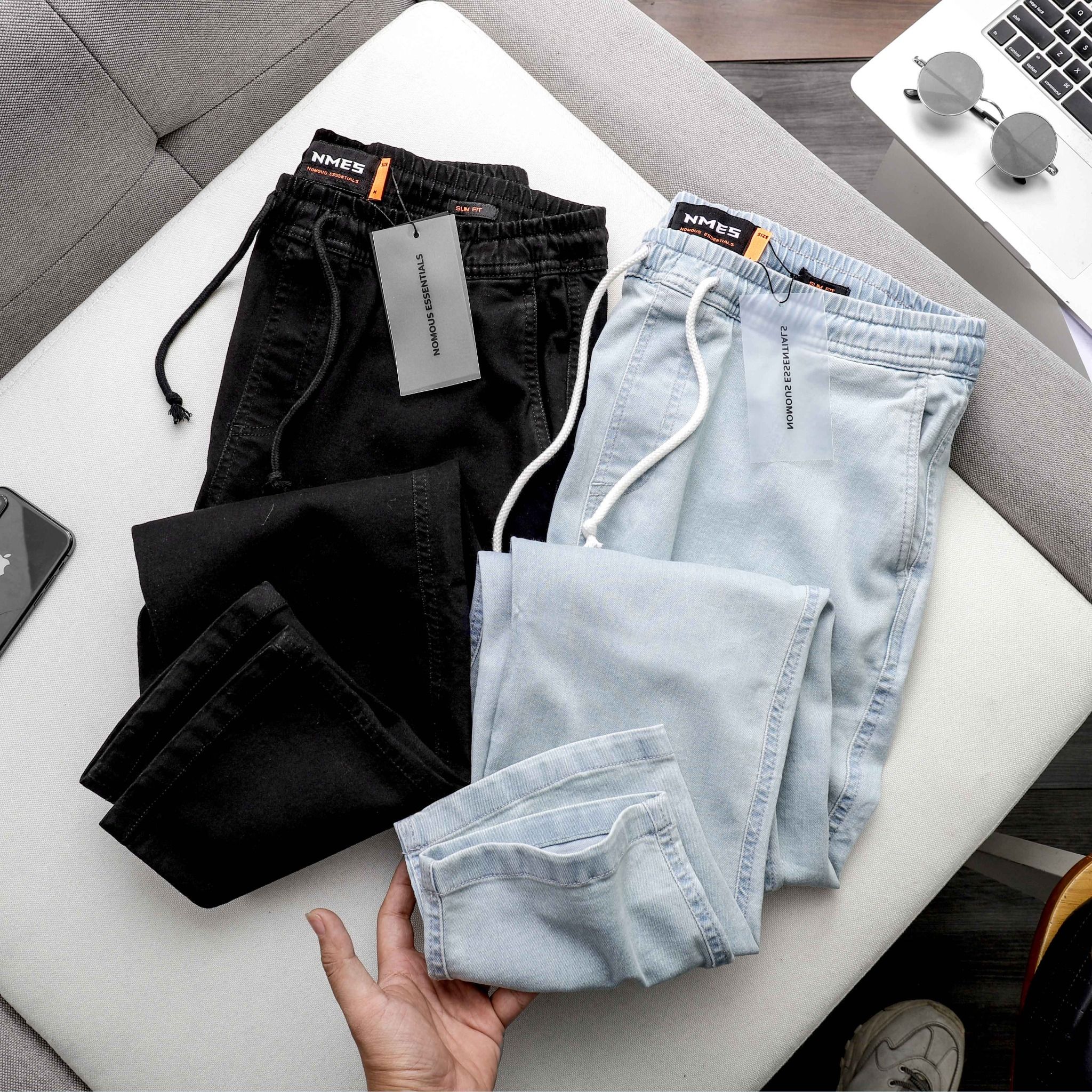 Quần dài denim NOMOUS ESSENTIALS slim fit