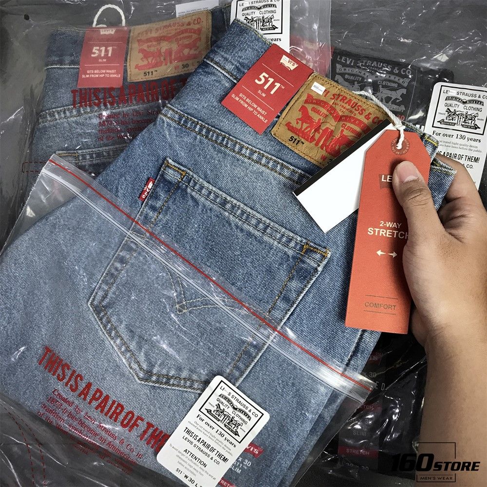 Quần short denim LVIS 511