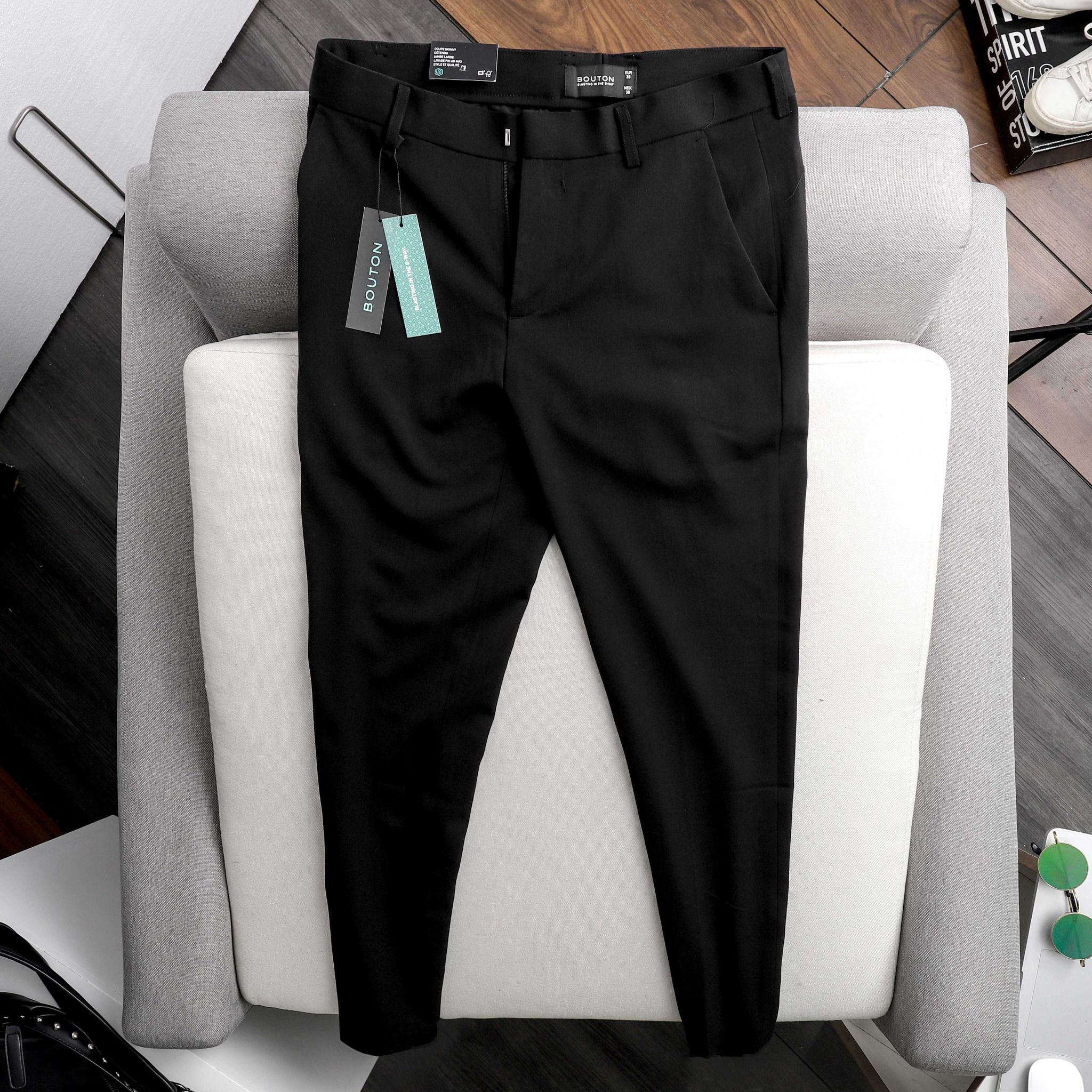 Quần Tây BOUTON Black Skinny