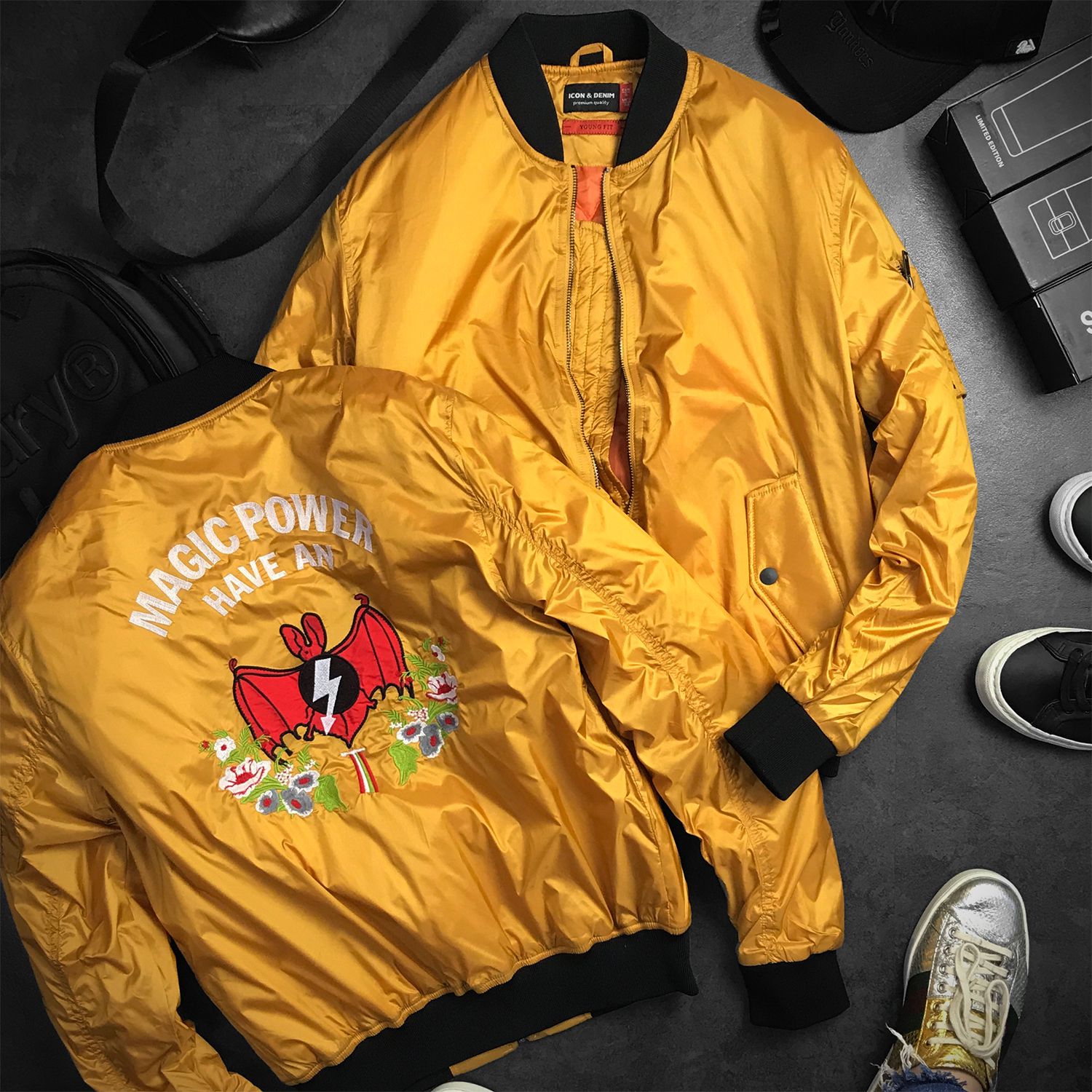 Áo khoác bomber ICON & DENIM