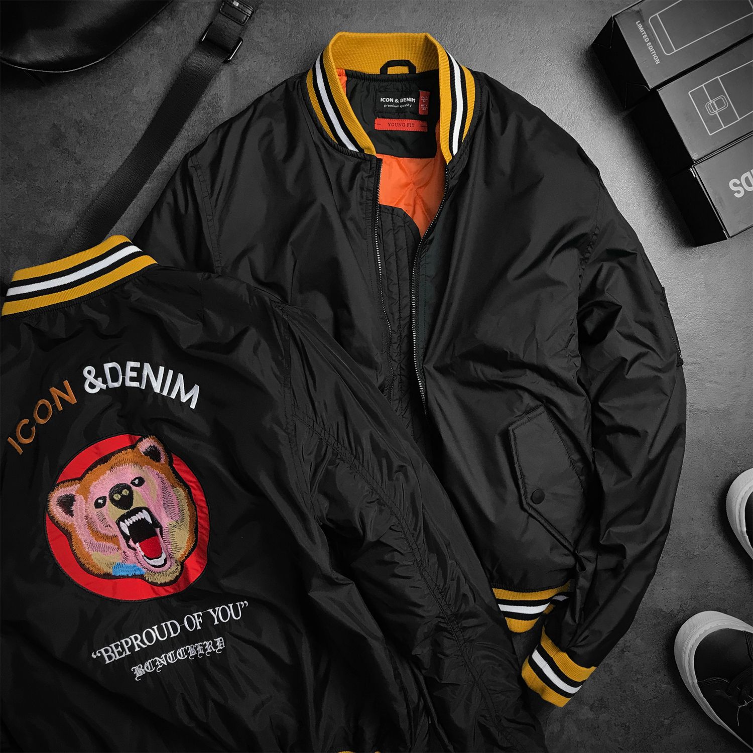 Áo khoác bomber ICON & DENIM