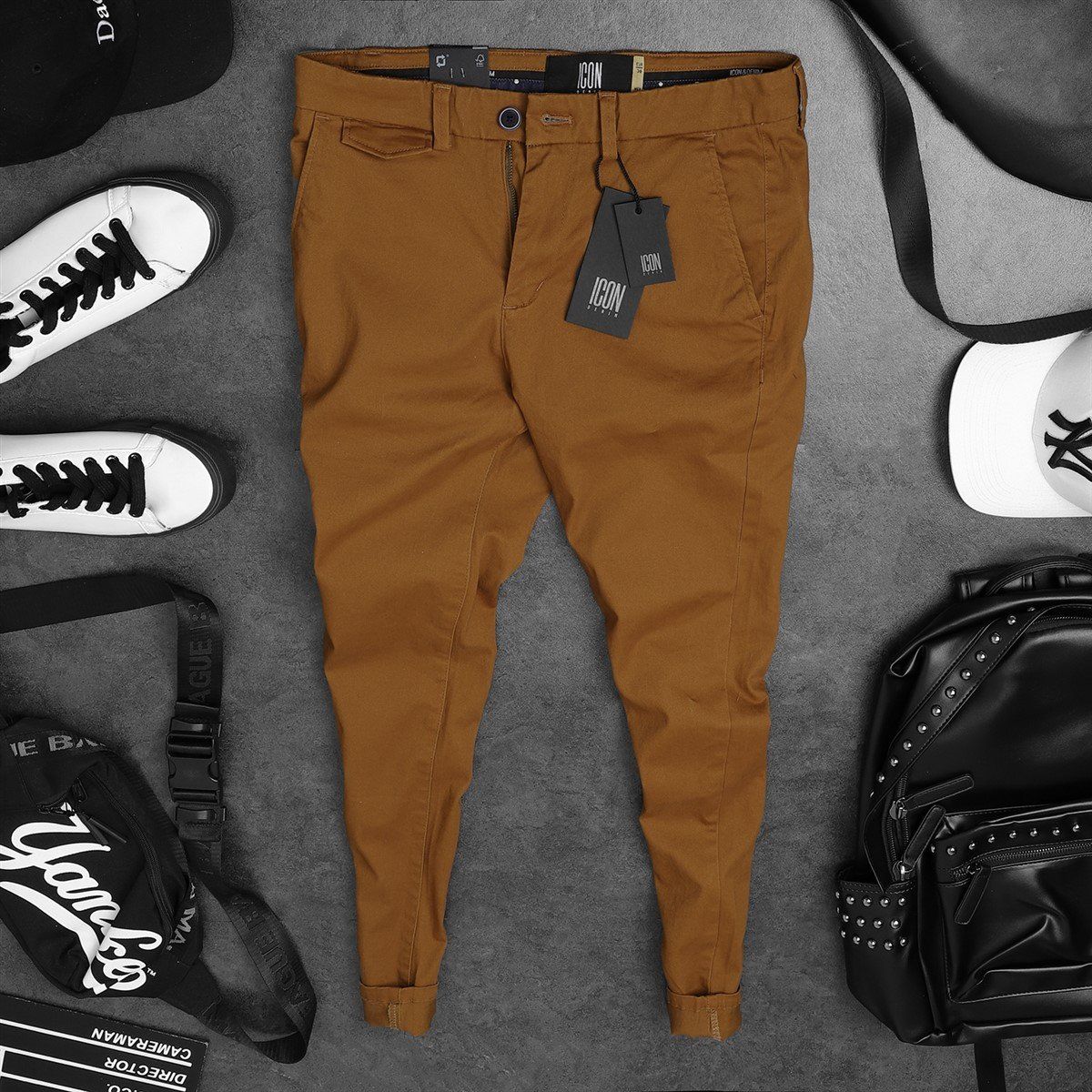 Quần kaki ICON DENIM slim fit