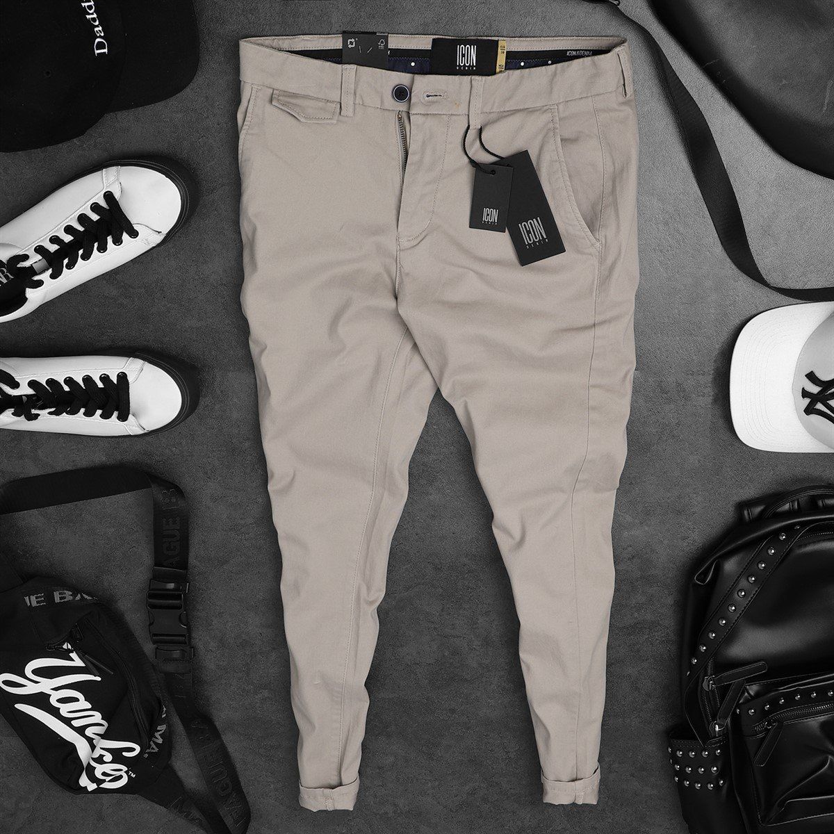 Quần kaki ICON DENIM slim fit