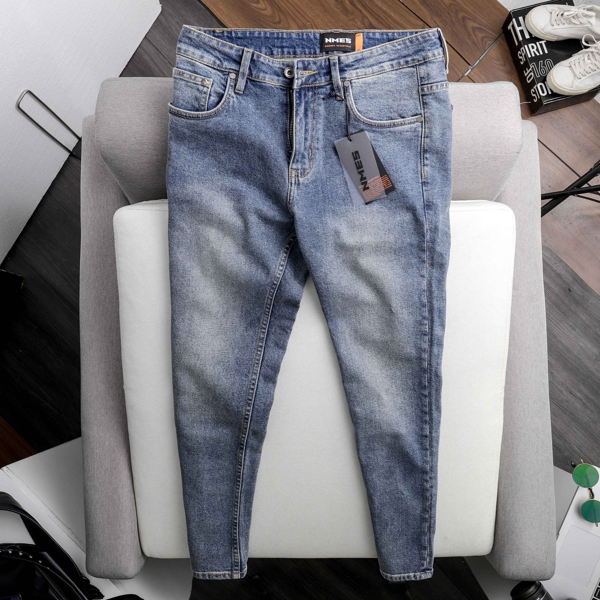 Quần jeans NOMOUS ESSENTIALS mix blue slim