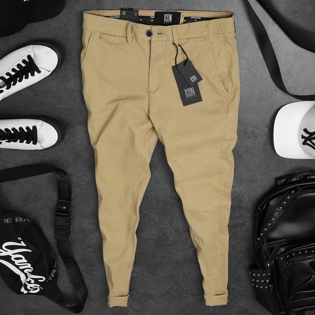 Quần kaki ICON DENIM slim fit