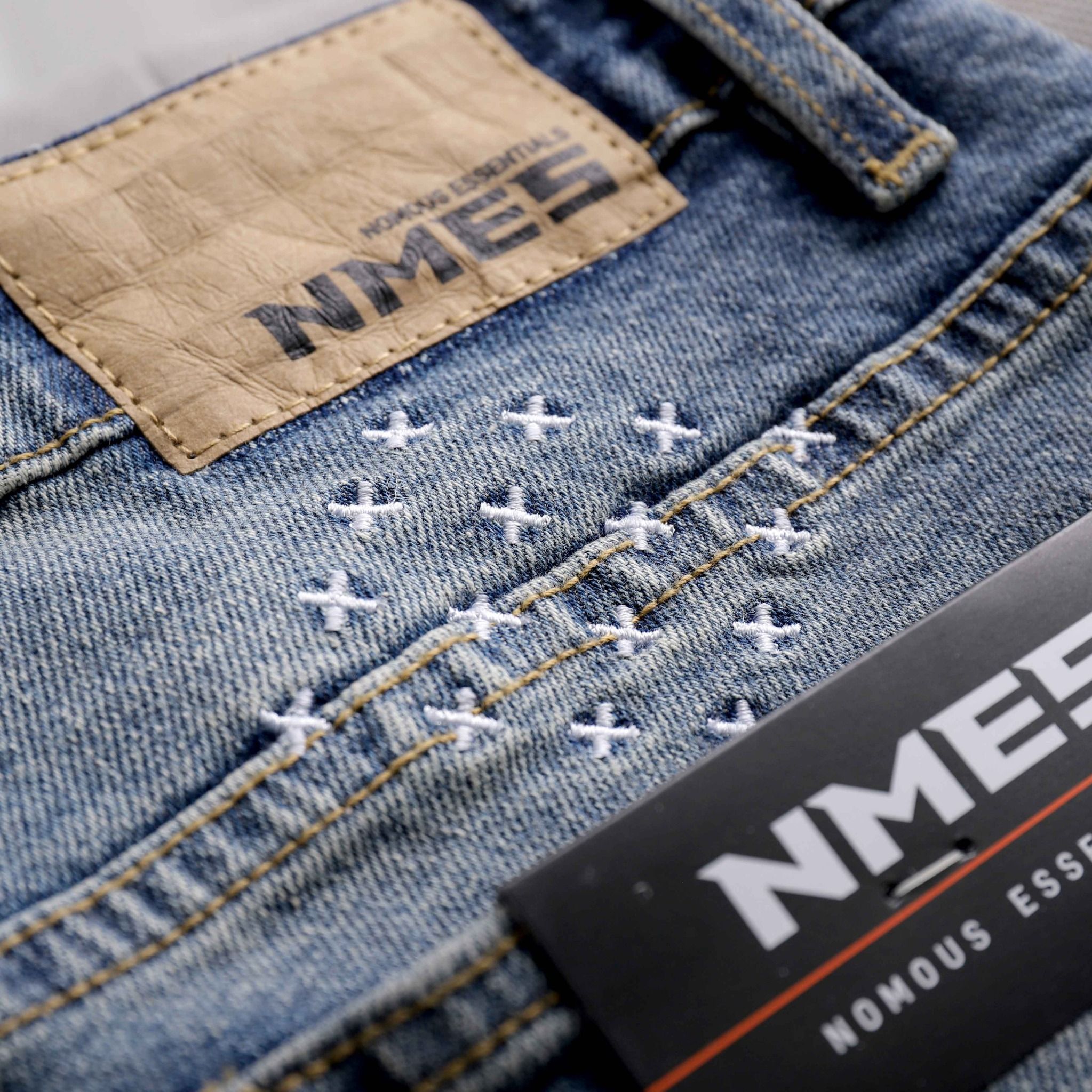Quần jeans NOMOUS ESSENTIALS mix blue slim