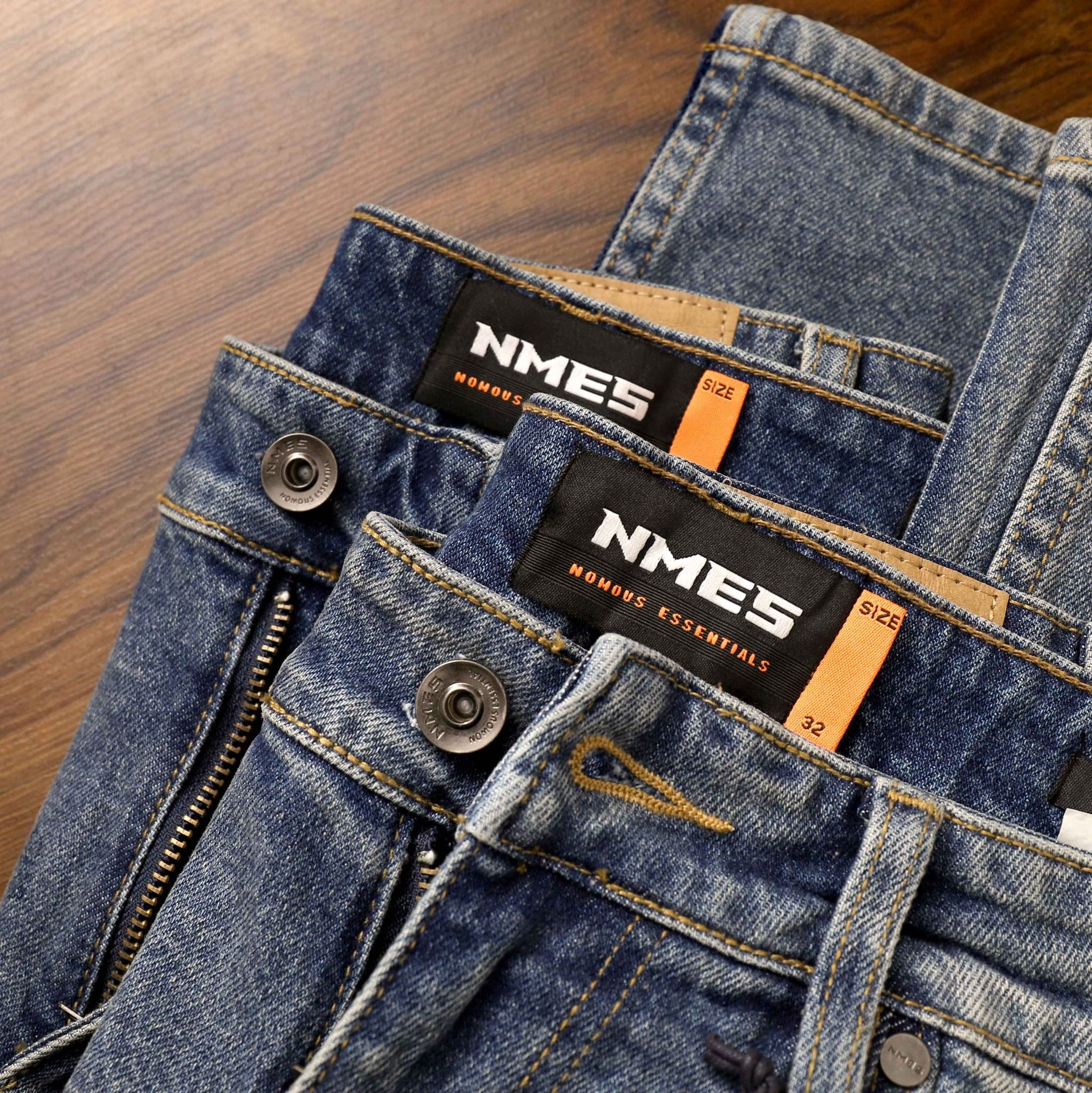 Quần jeans NOMOUS ESSENTIALS mix blue slim