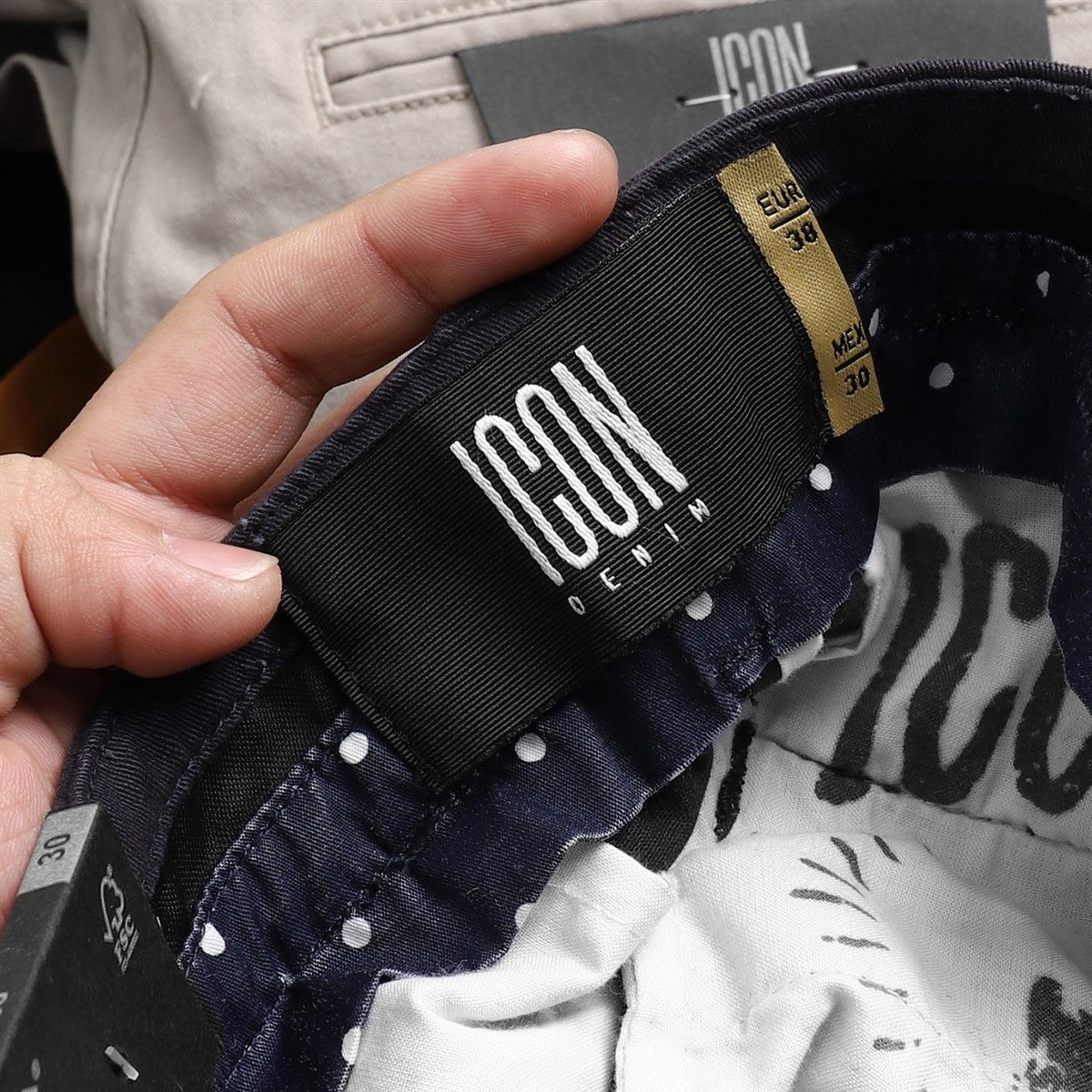 Quần kaki ICON DENIM slim fit