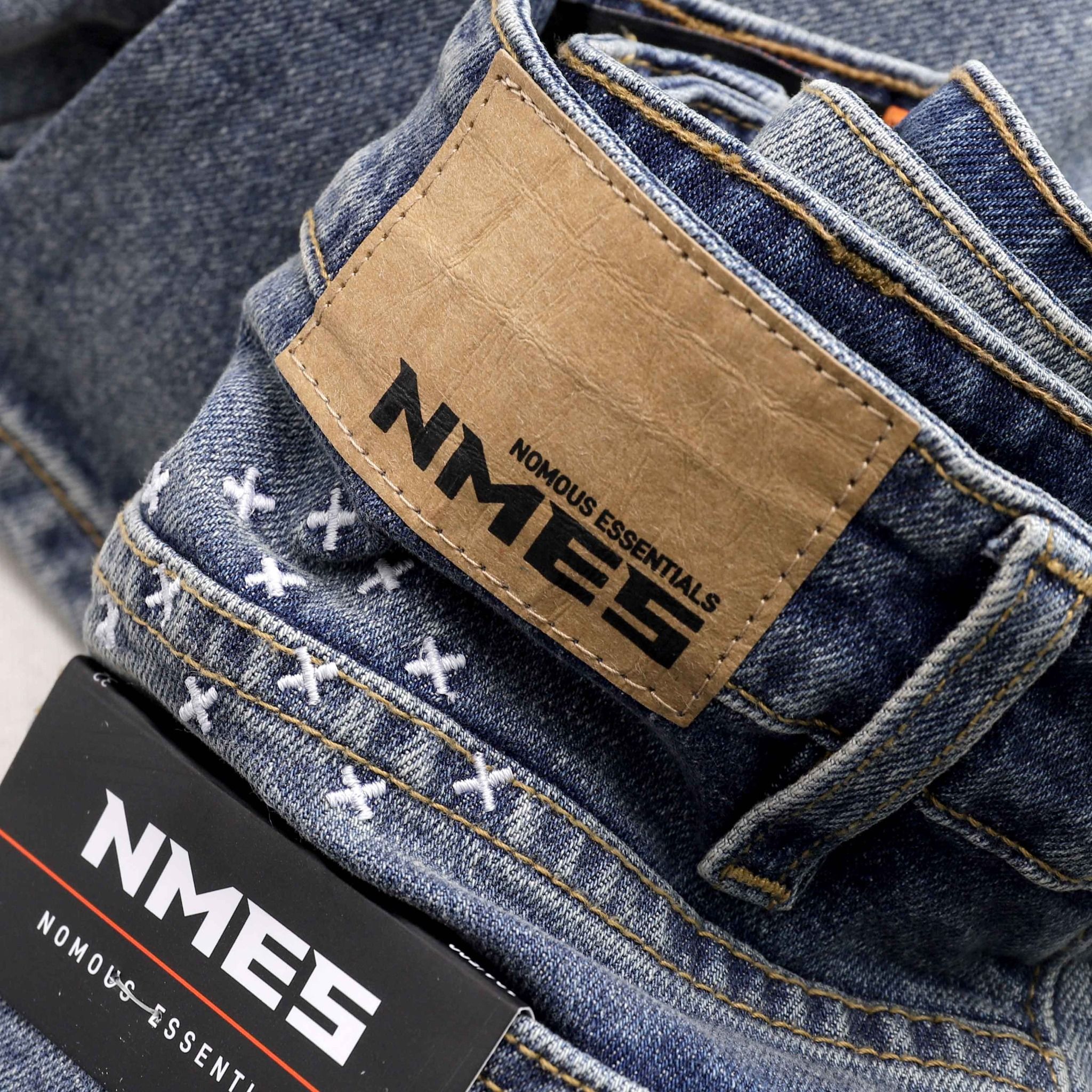 Quần jeans NOMOUS ESSENTIALS mix blue slim