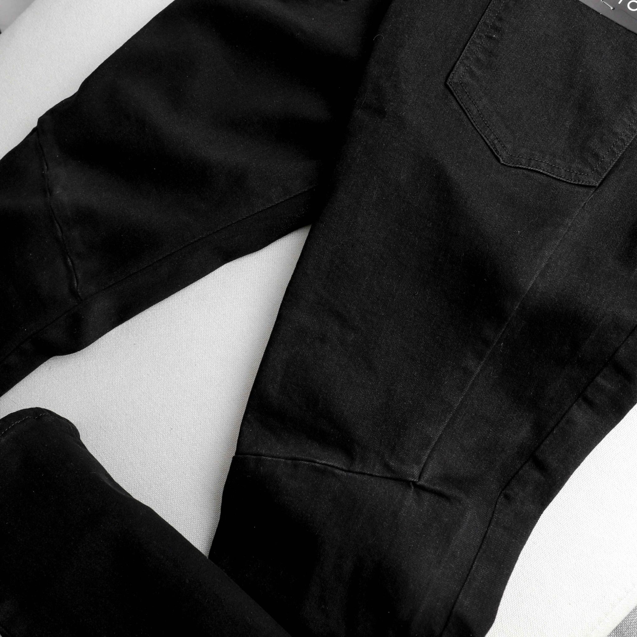 Quần jeans BOUTON dark grey slim