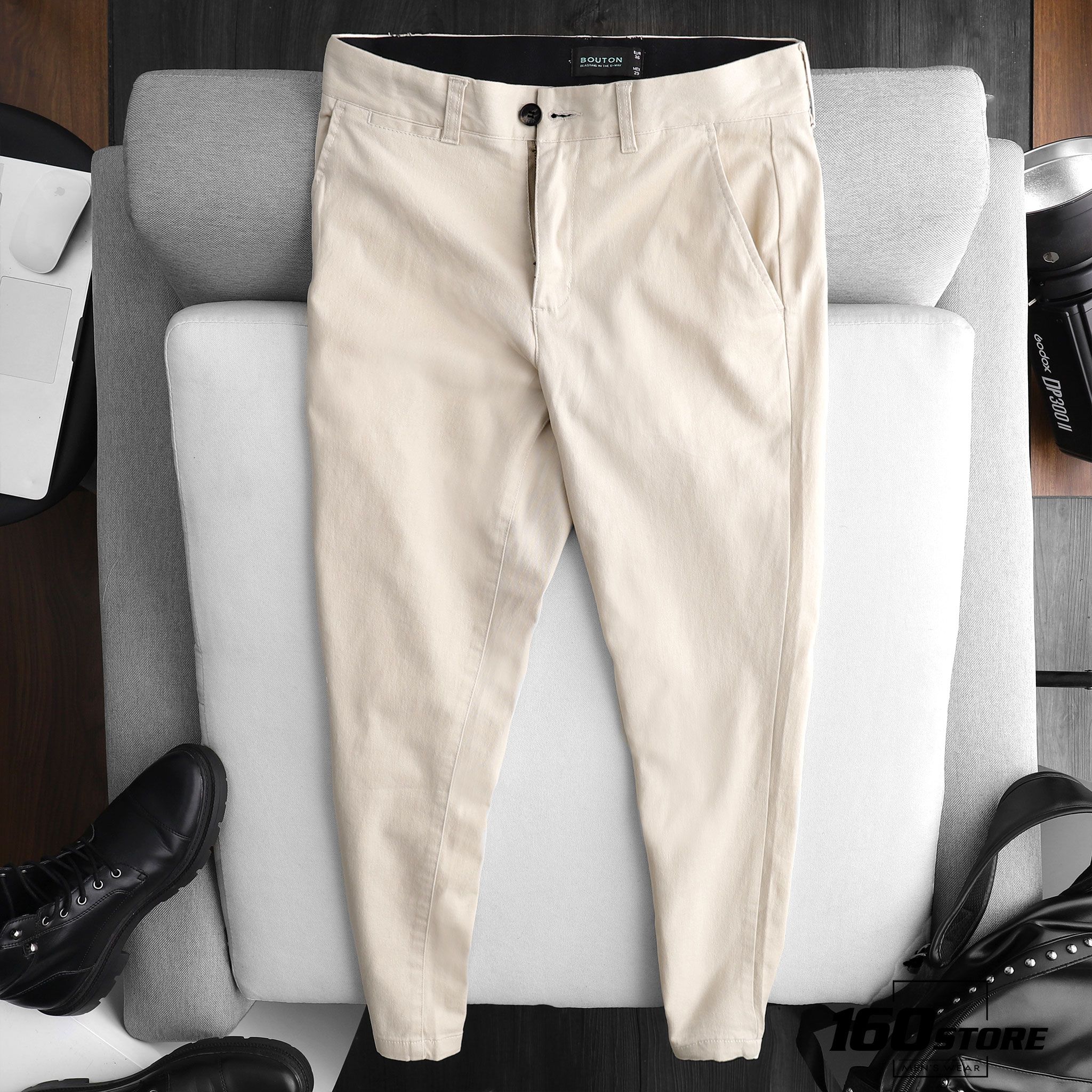 Quần kaki BOUTON Slim