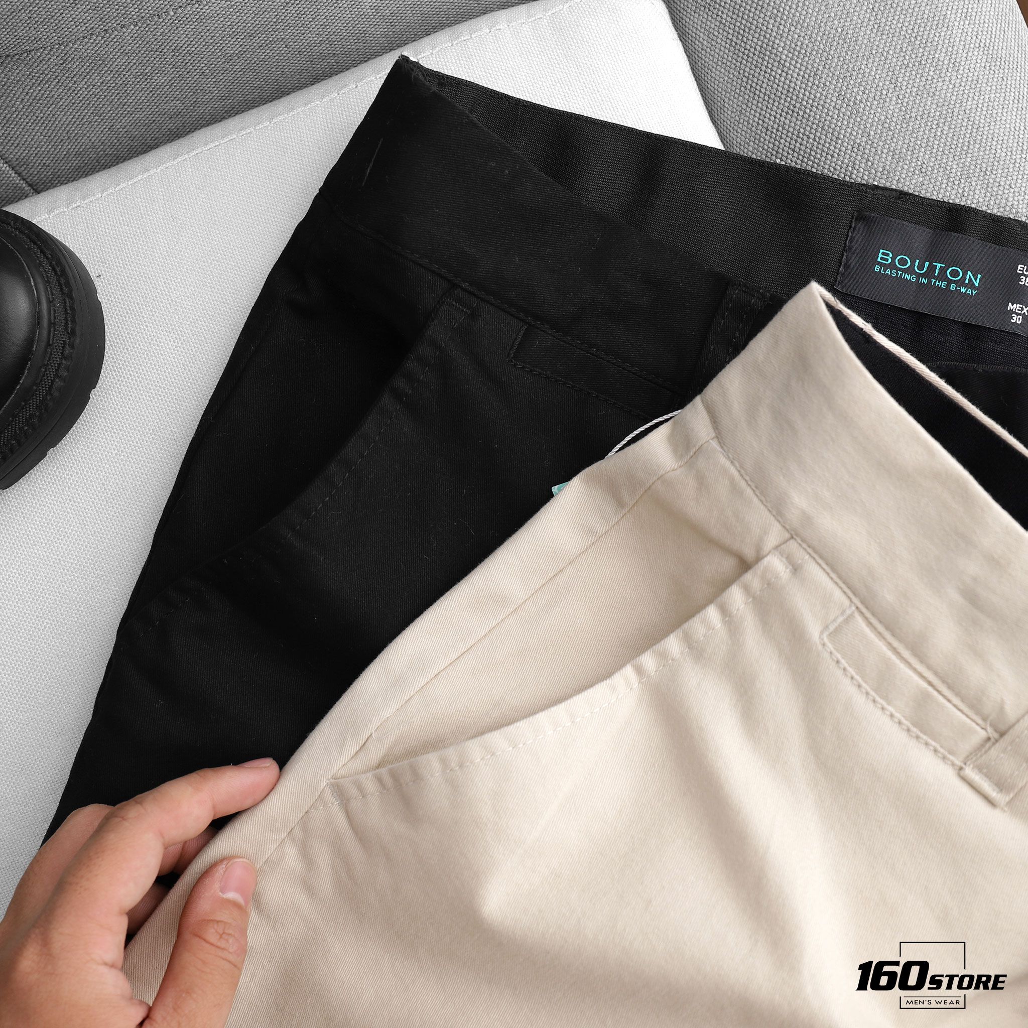 Quần kaki BOUTON Slim