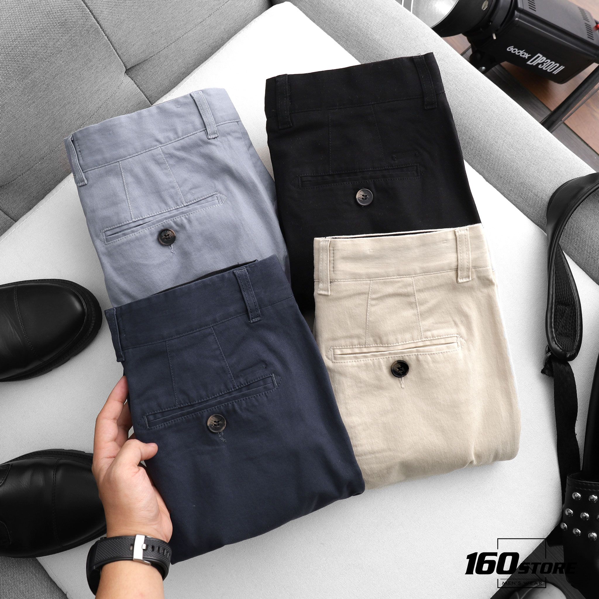 Quần kaki BOUTON Slim