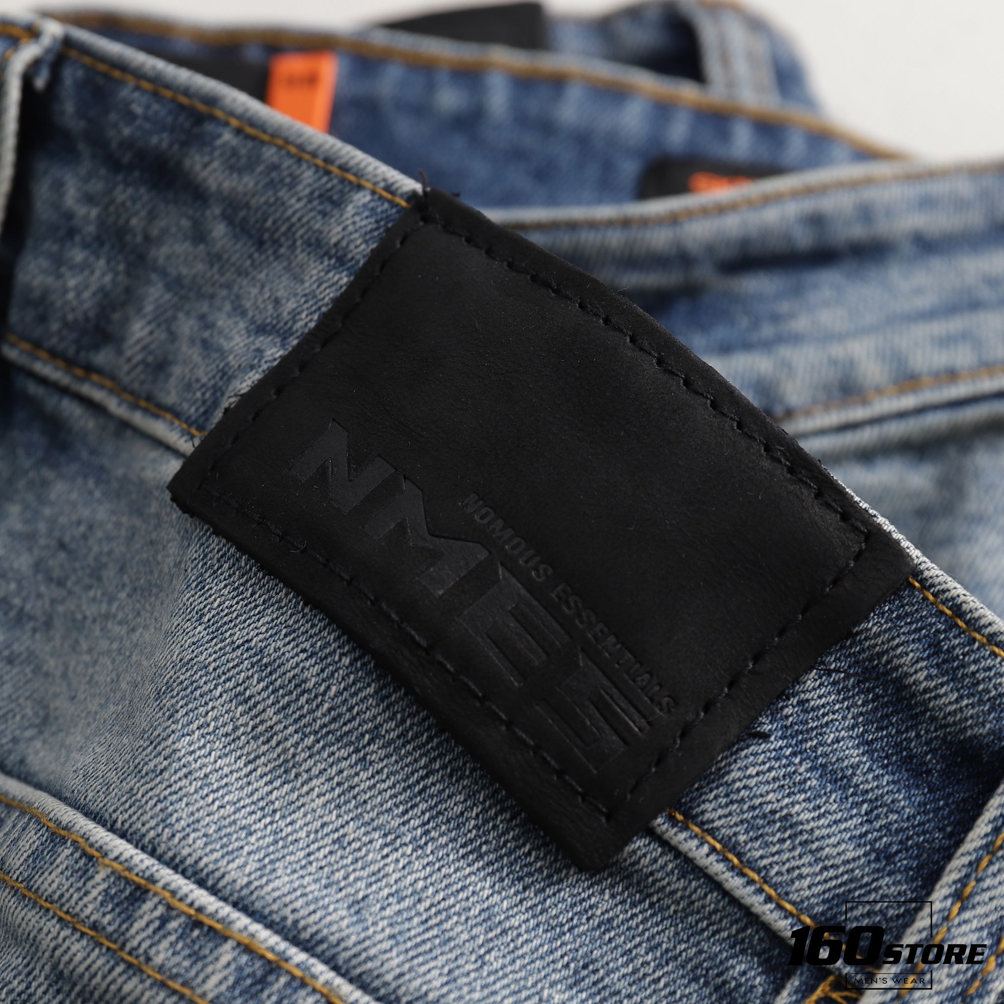 Quần jeans NOMOUS ESSENTIALS Blue Ripped