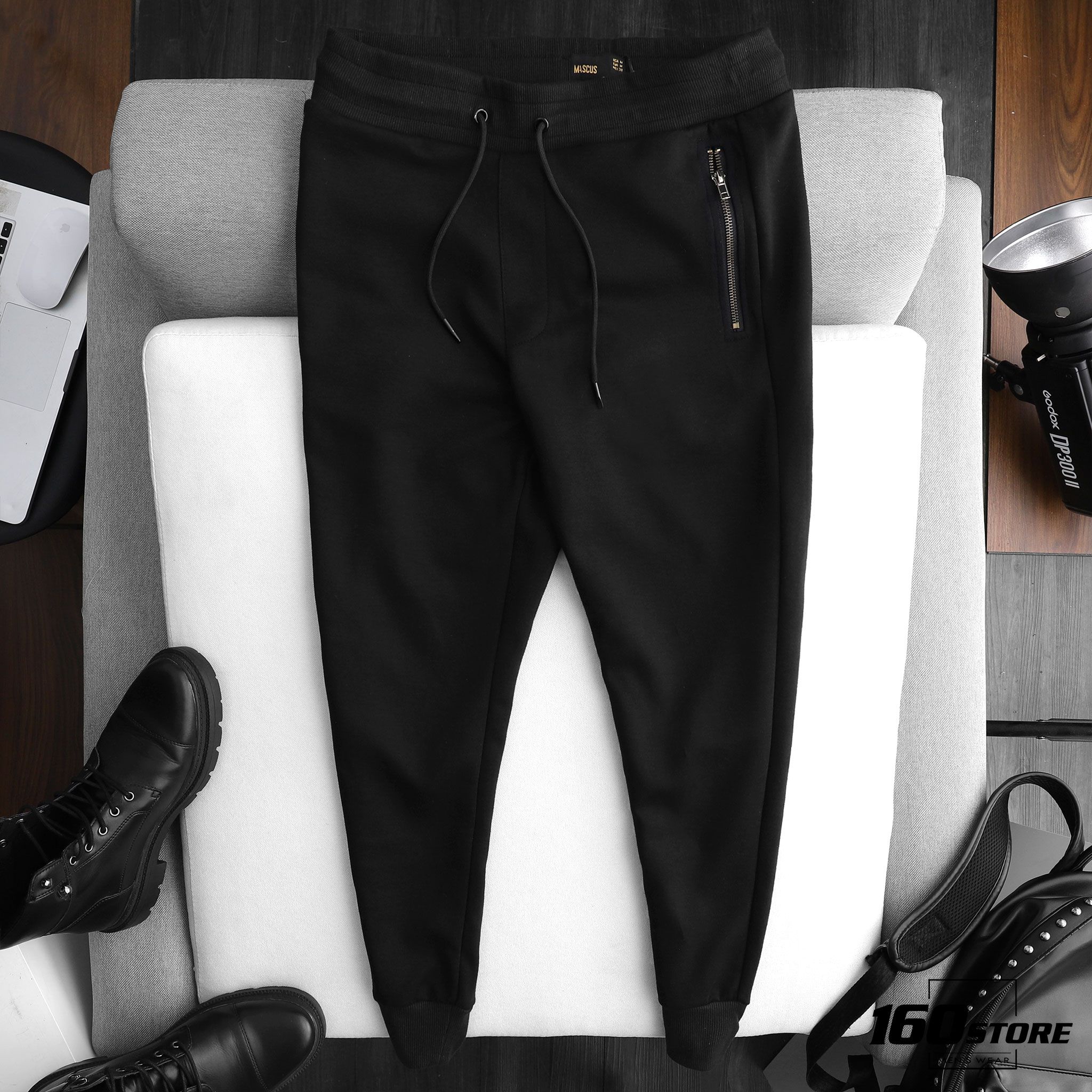 Quần jogger MASCUS zipper