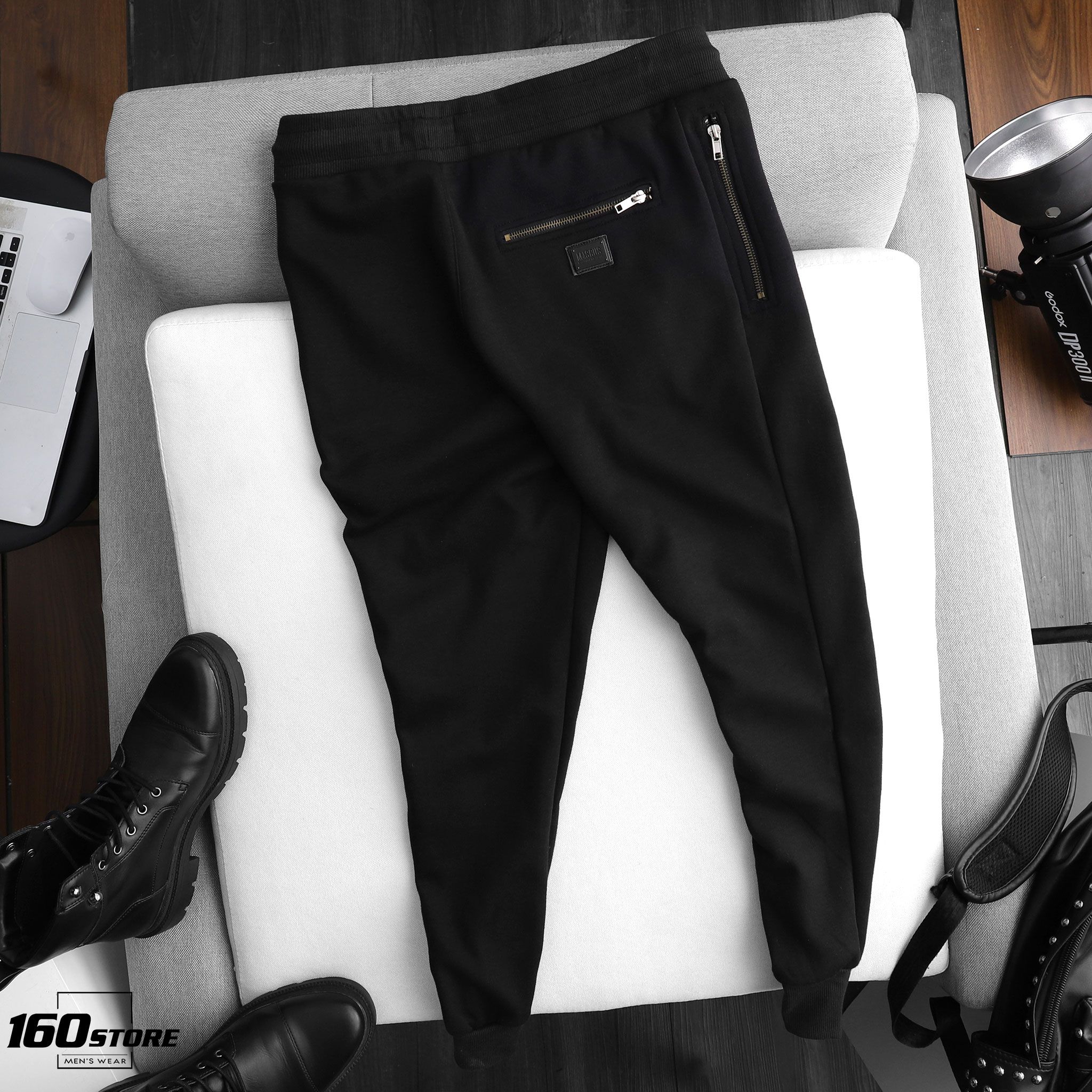 Quần jogger MASCUS zipper