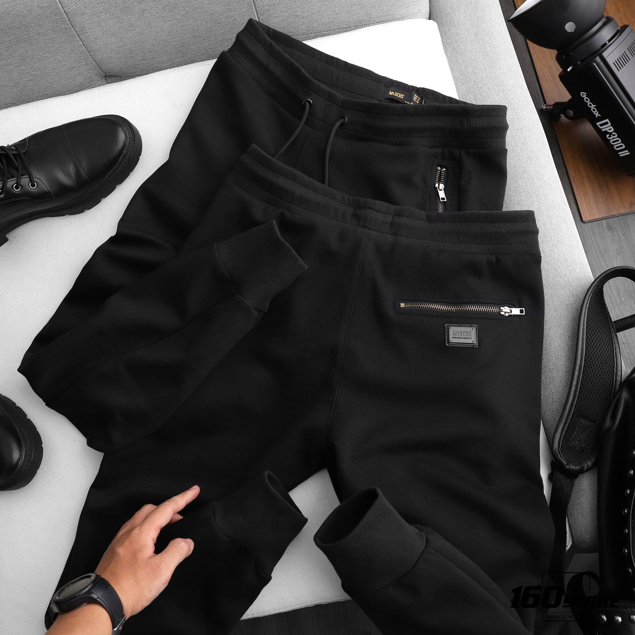 Quần jogger MASCUS zipper