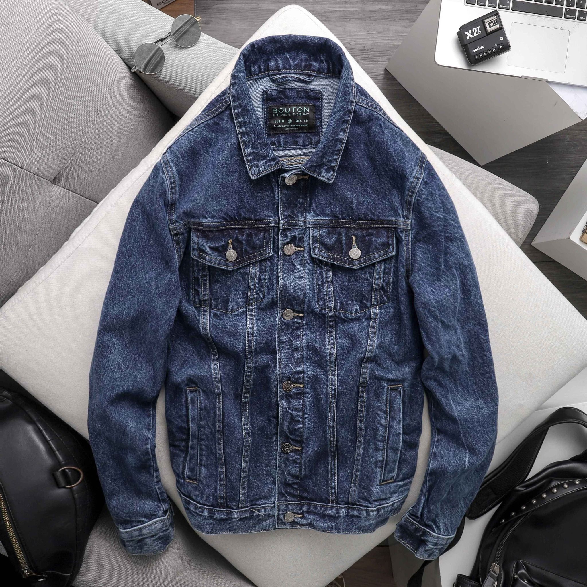 Áo Khoác Denim BOUTON Blue