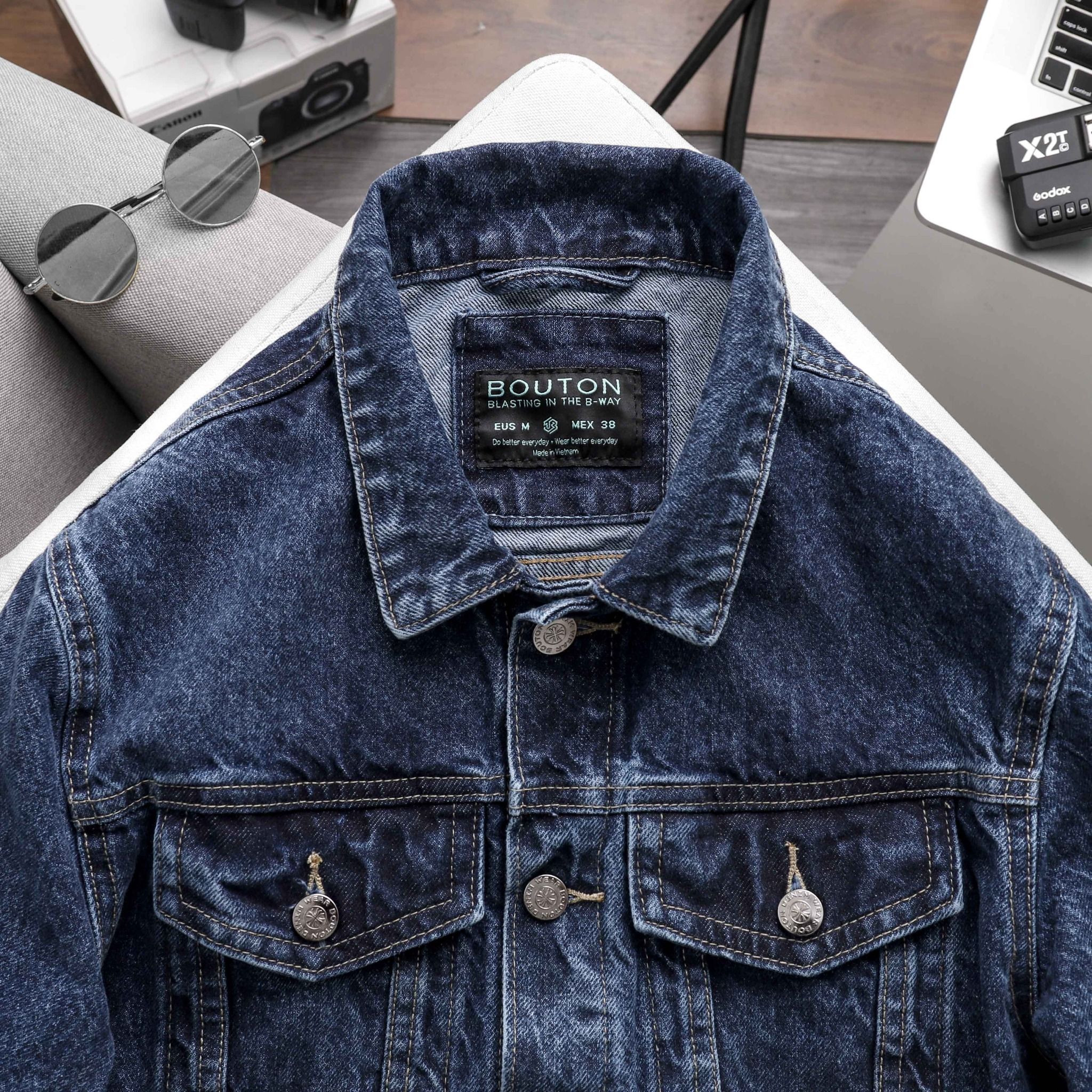 Áo Khoác Denim BOUTON Blue