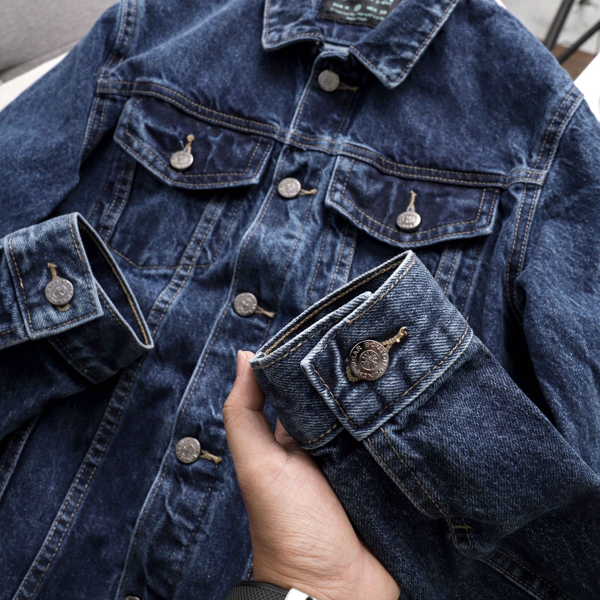 Áo Khoác Denim BOUTON Blue