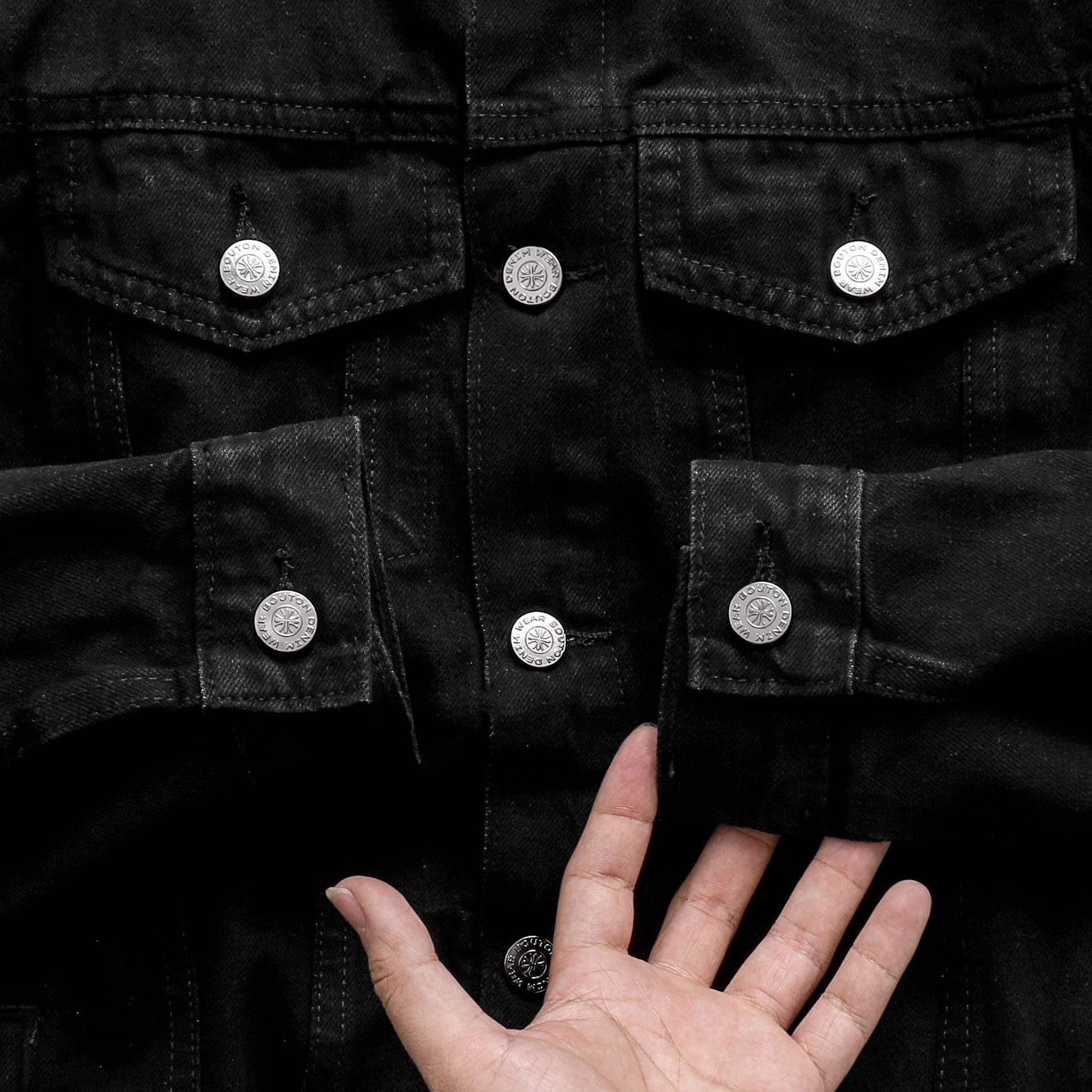 Áo Khoác Denim BOUTON Black