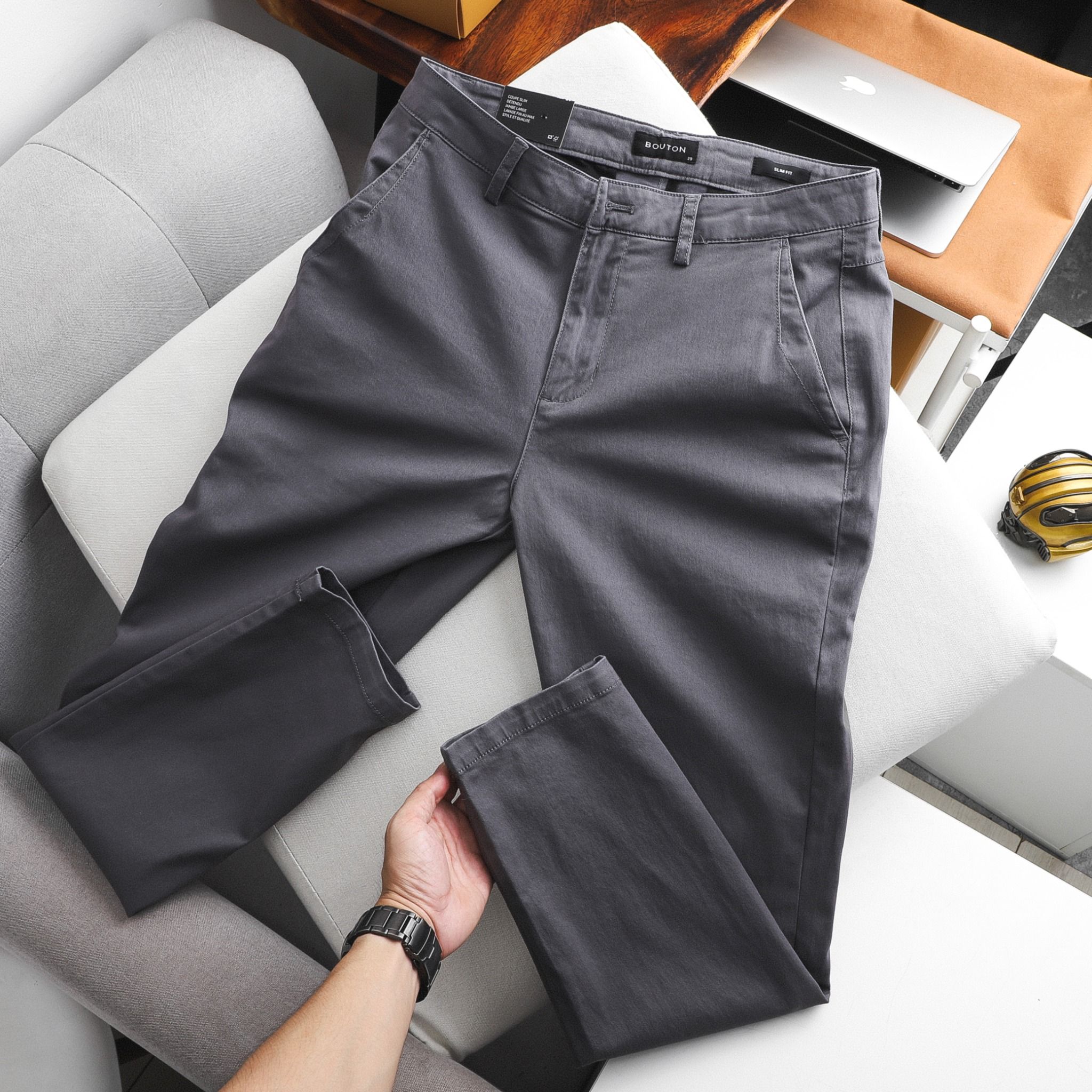Quần Kaki BOUTON Slim