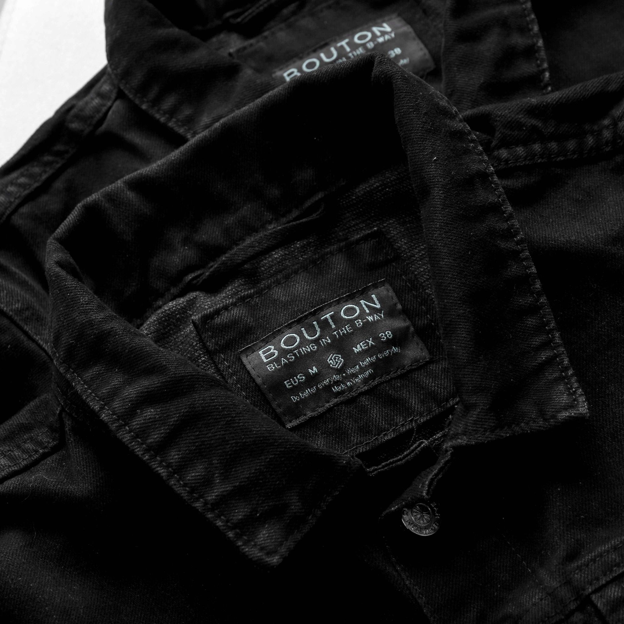 Áo Khoác Denim BOUTON Black