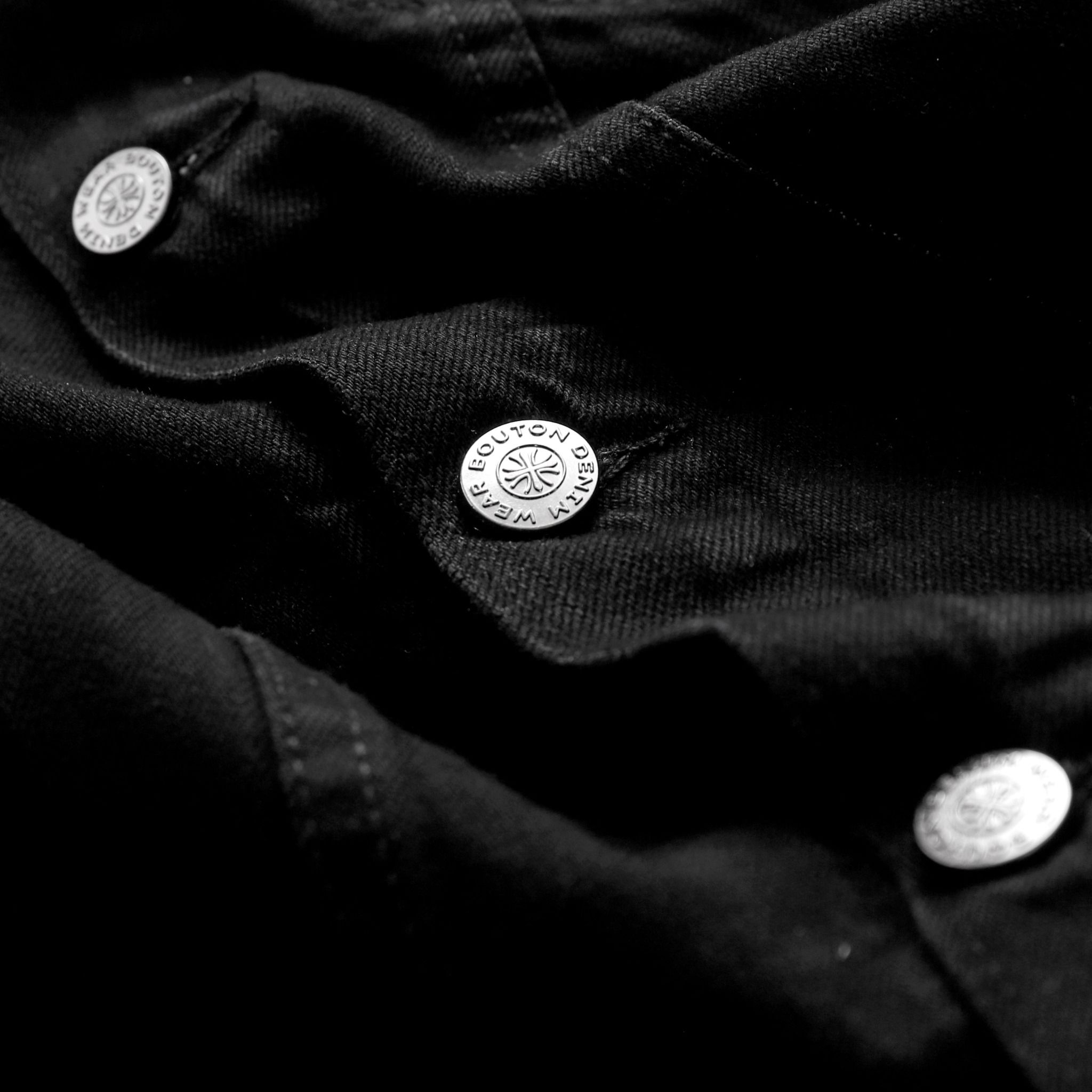 Áo Khoác Denim BOUTON Black