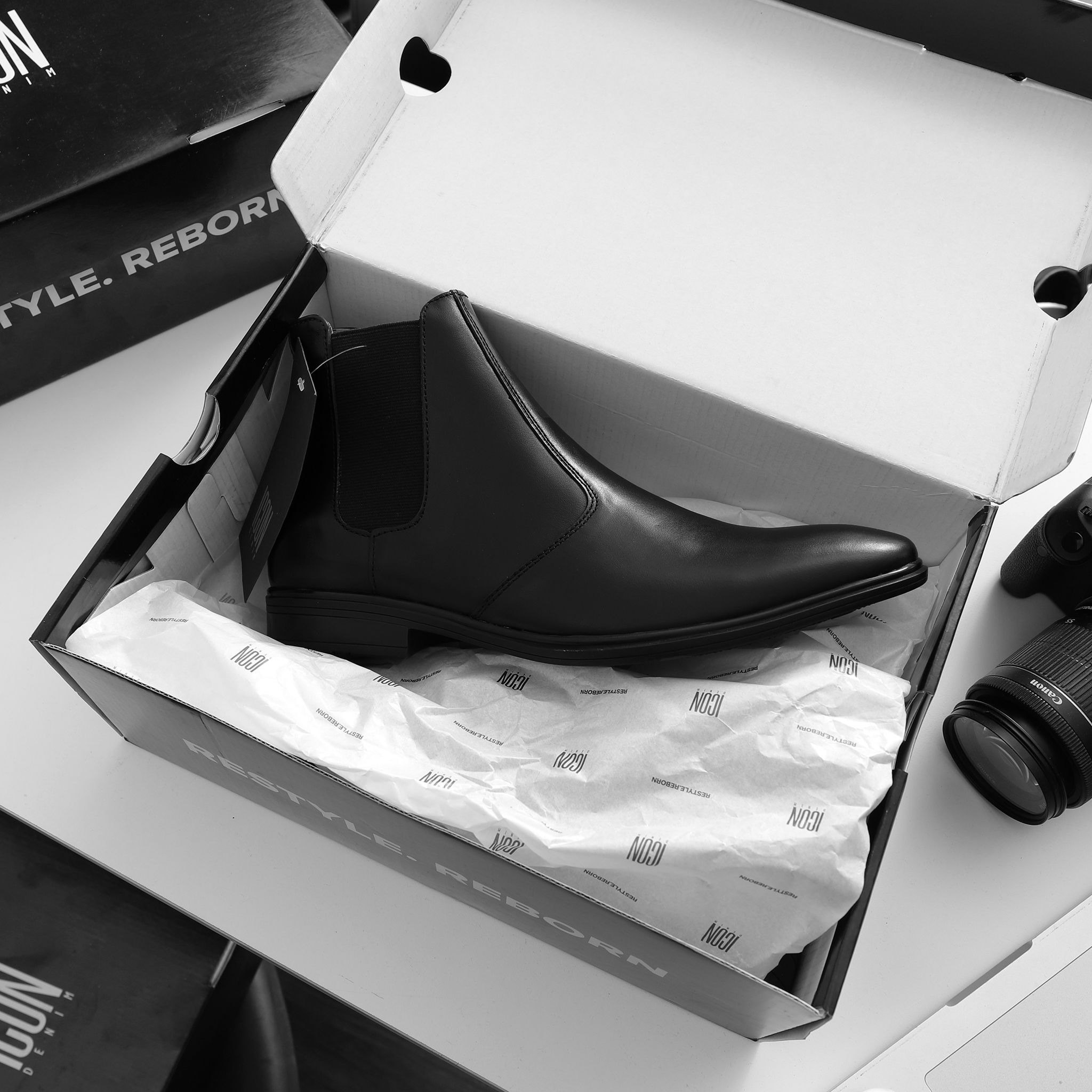 GIày chelsea boots ICON DENIM