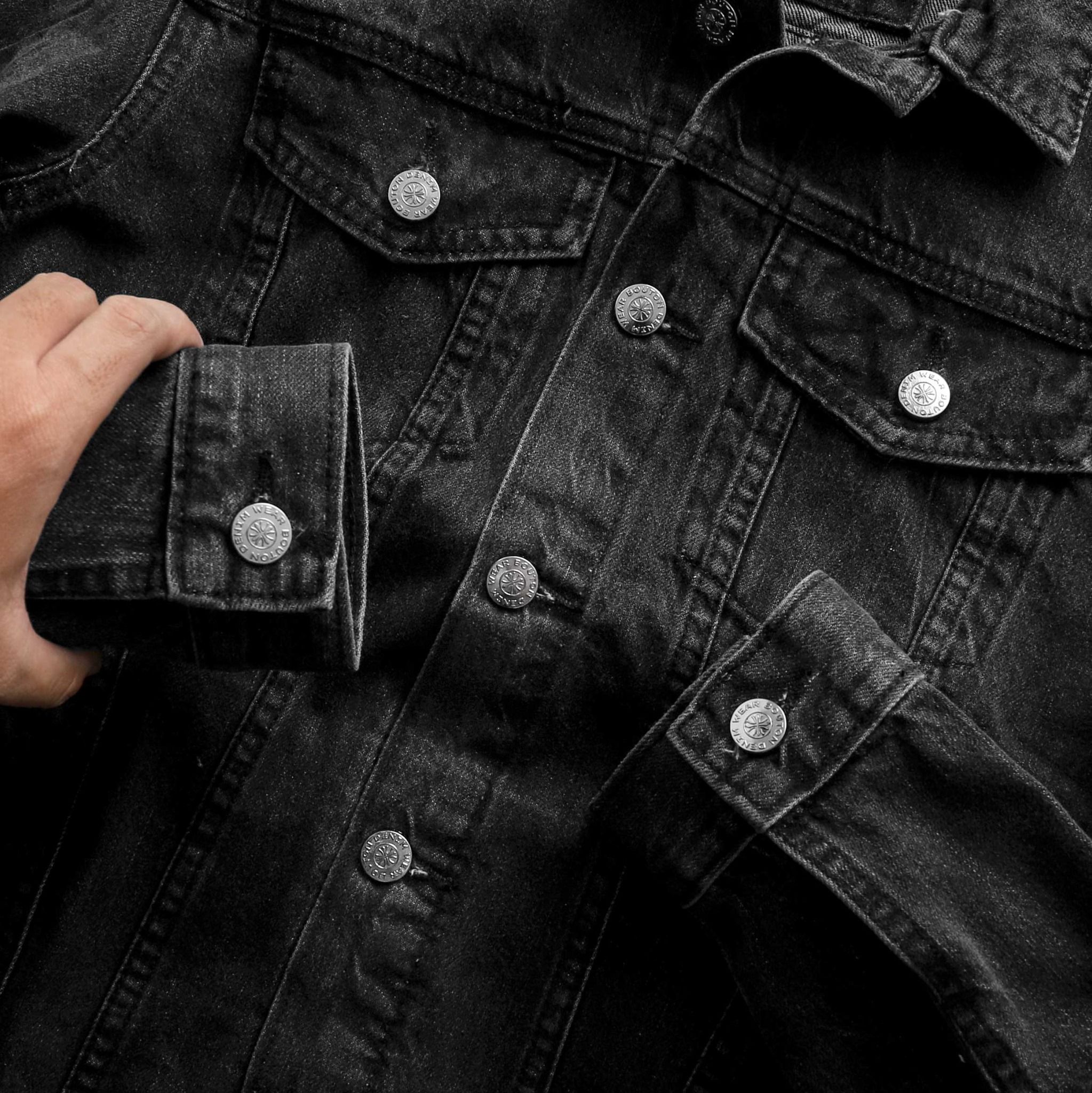 Áo Khoác Denim BOUTON Grey