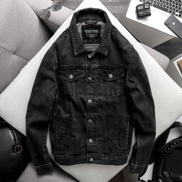 Áo Khoác Denim BOUTON Grey