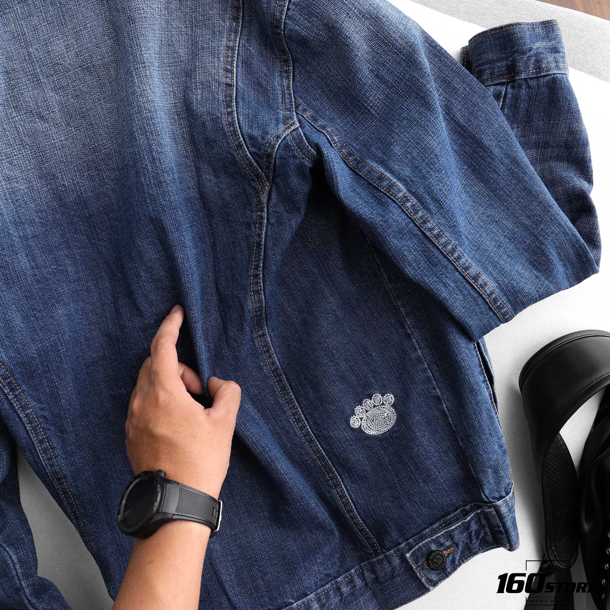 Áo khoác denim BOUTON Panda
