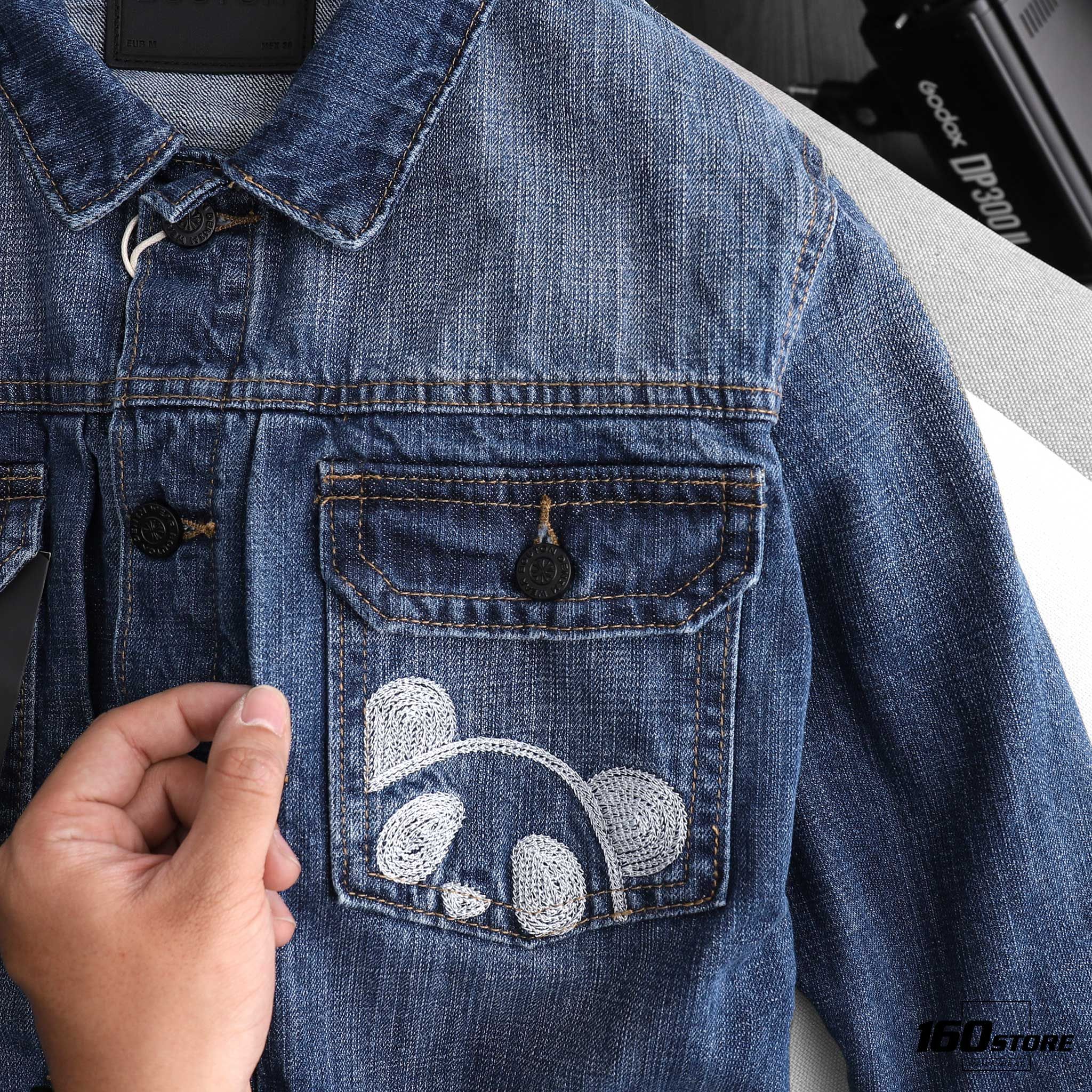 Áo khoác denim BOUTON Panda