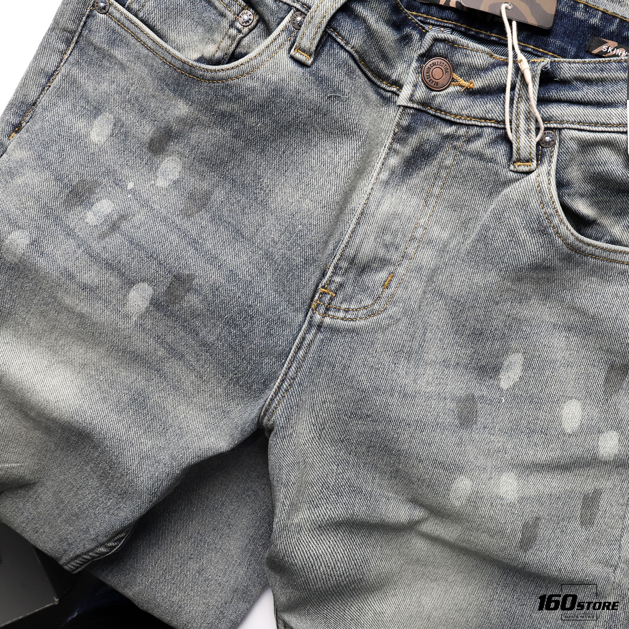Quần jeans P.B rách skinny