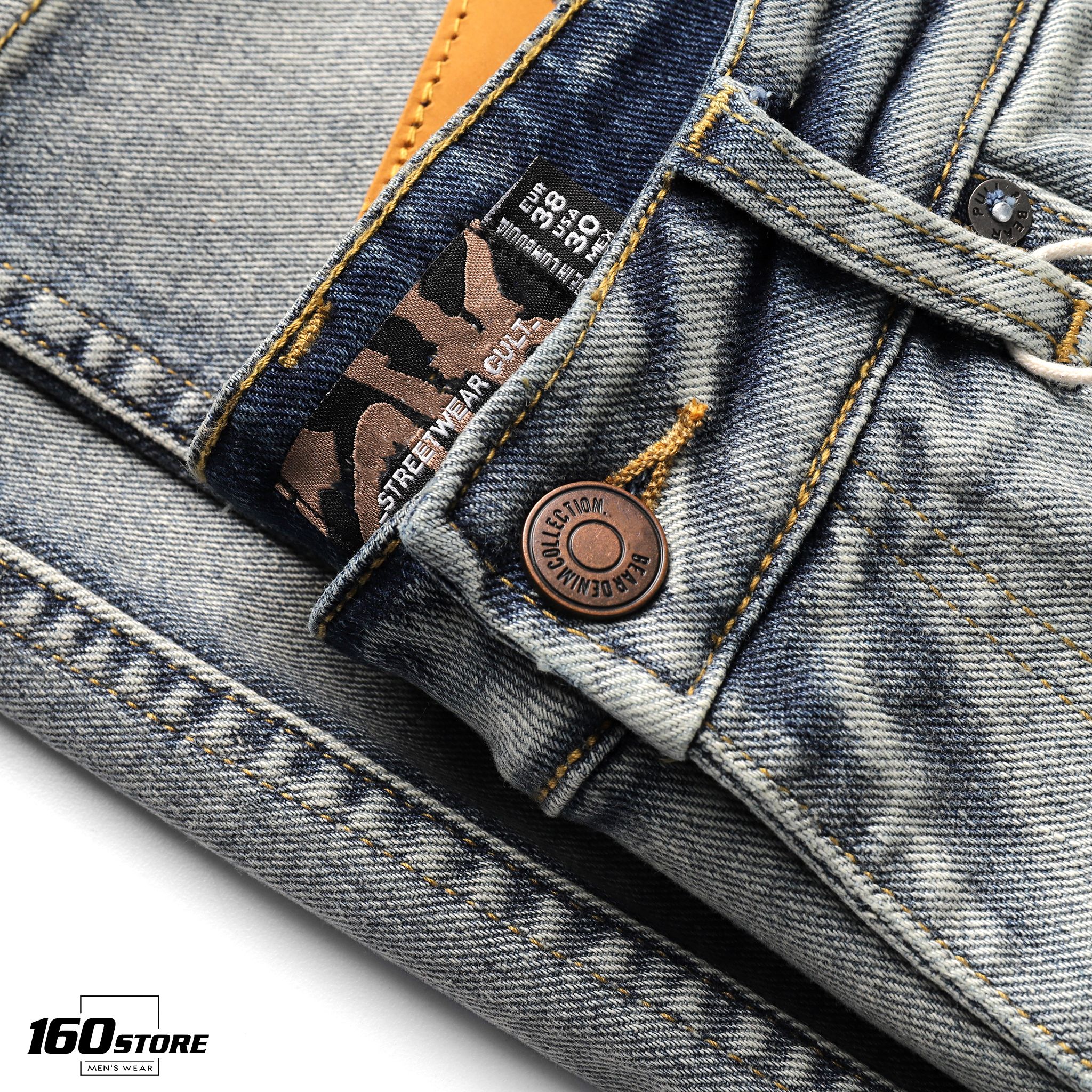 Quần jeans P.B rách skinny