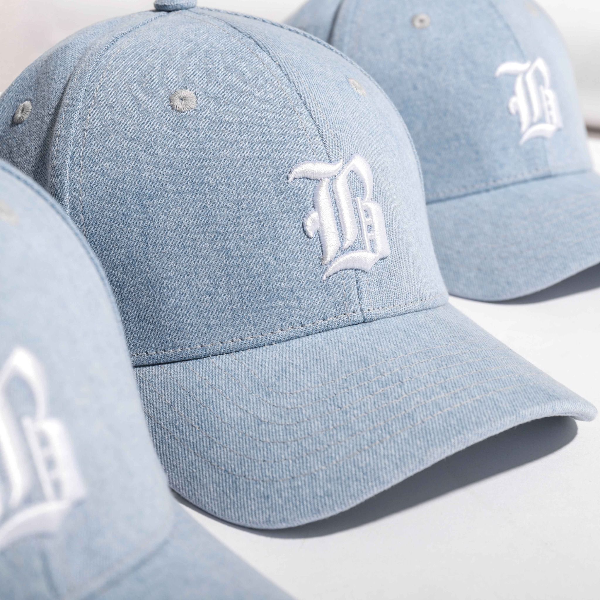 Nón Lưỡi Trai BOUTON Denim Embroidery