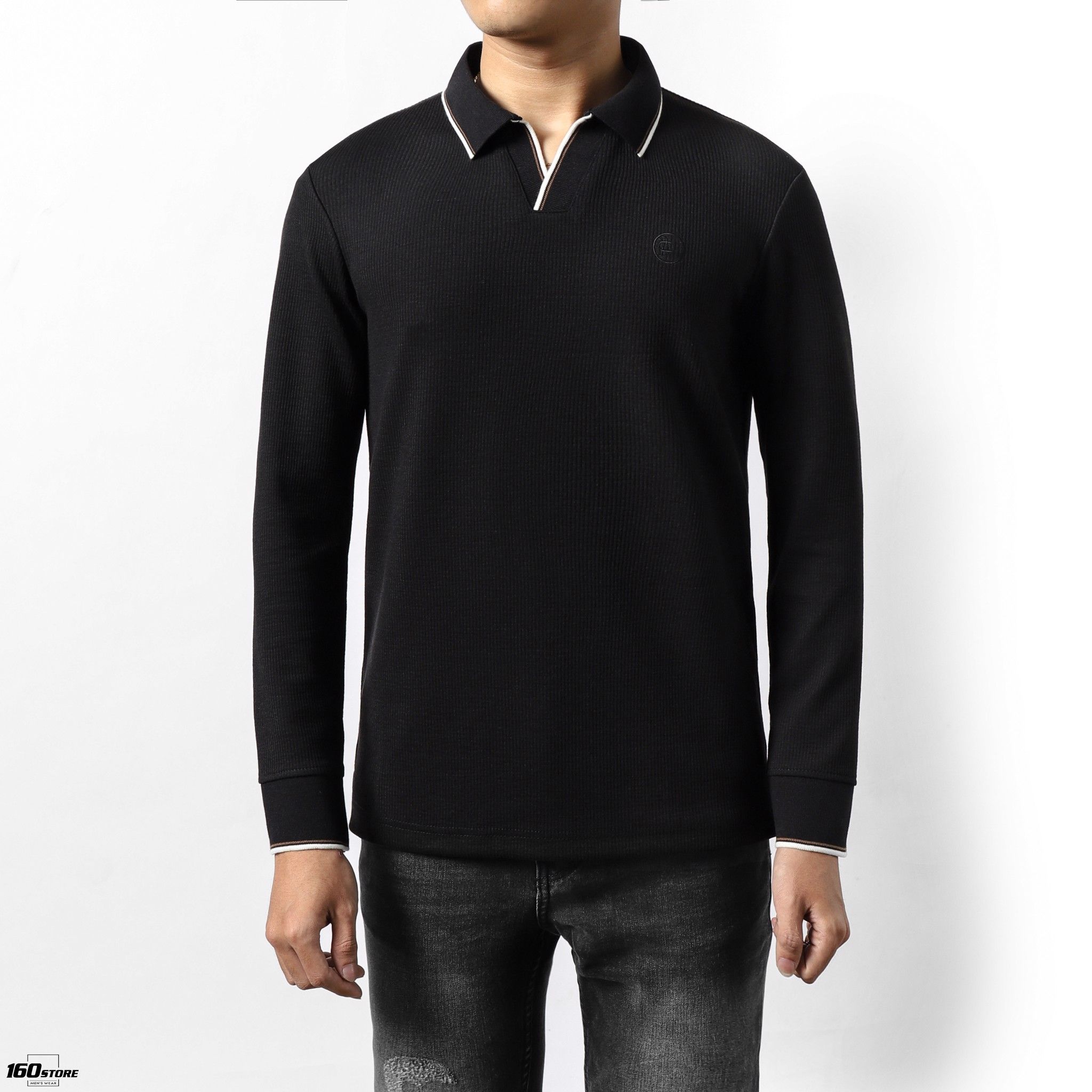 Áo Polo tay dài M.DUTTI stripes