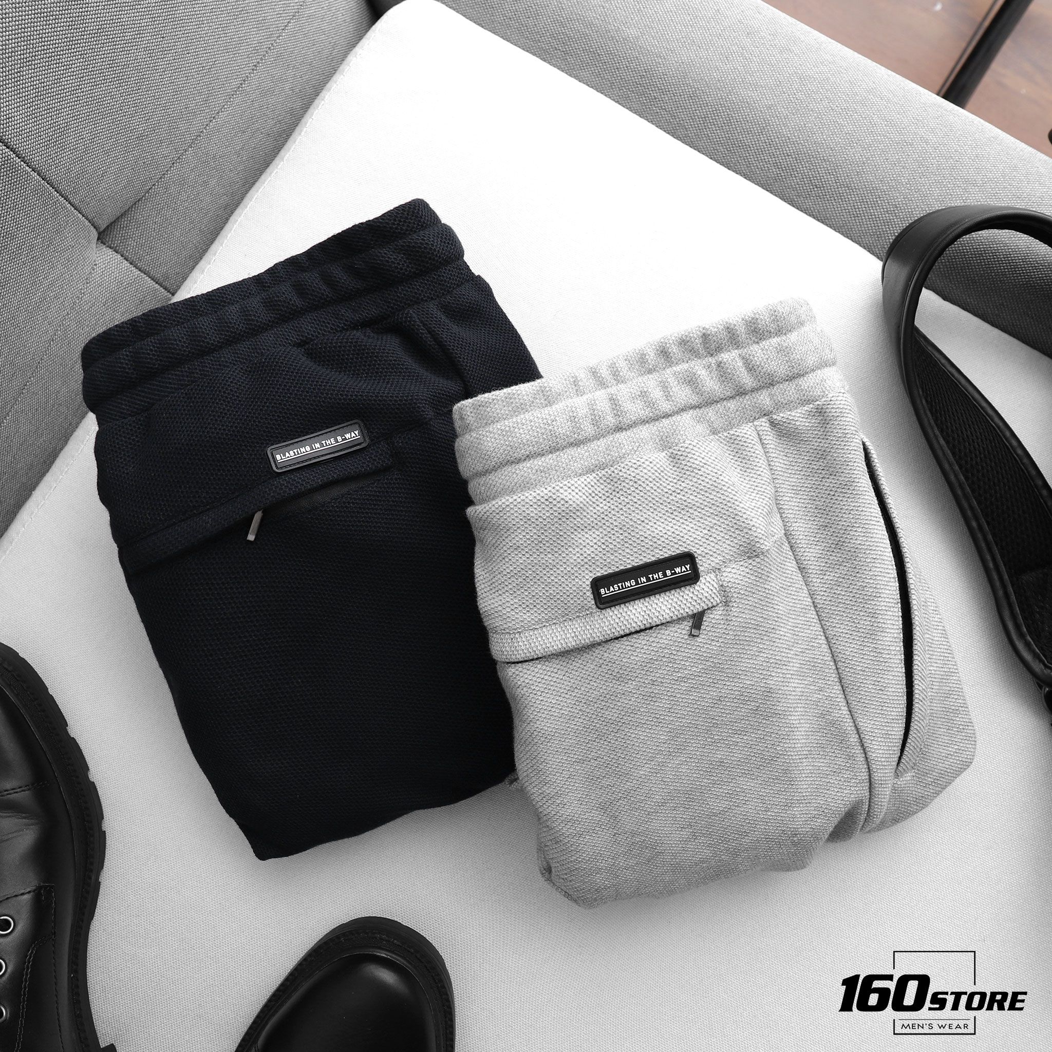 Quần jogger BOUTON pique ss21