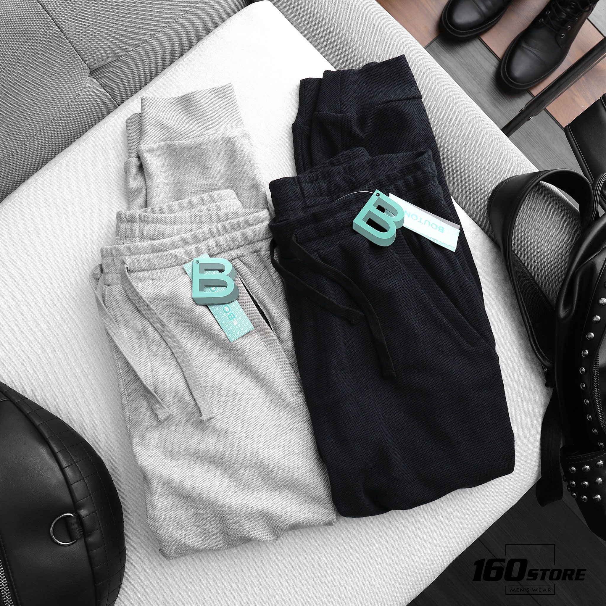 Quần jogger BOUTON pique ss21