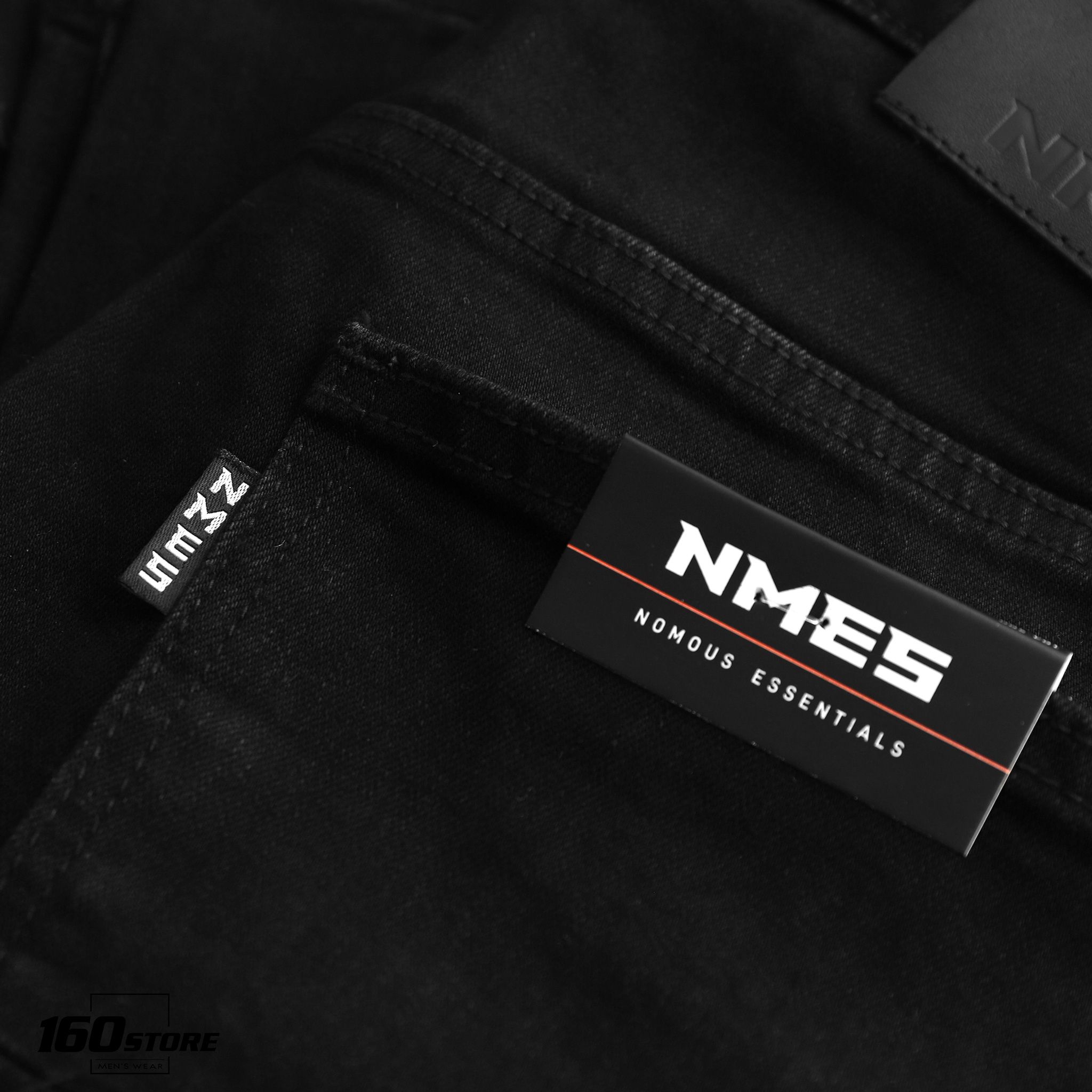 Quần jeans NOMOUS ESSENTIAL ripped black