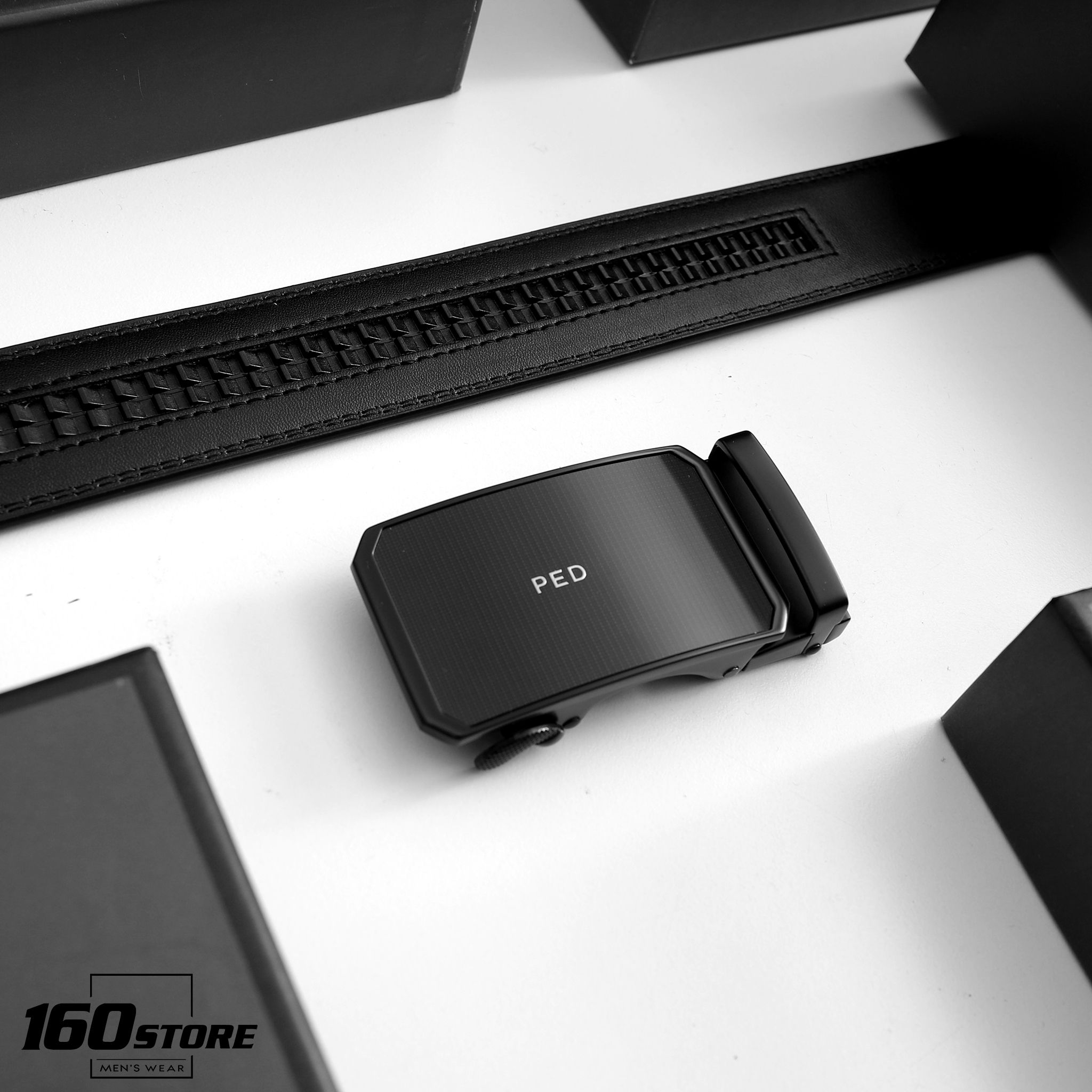 Thắt lưng P.DR0 Automatic (Đen caro)