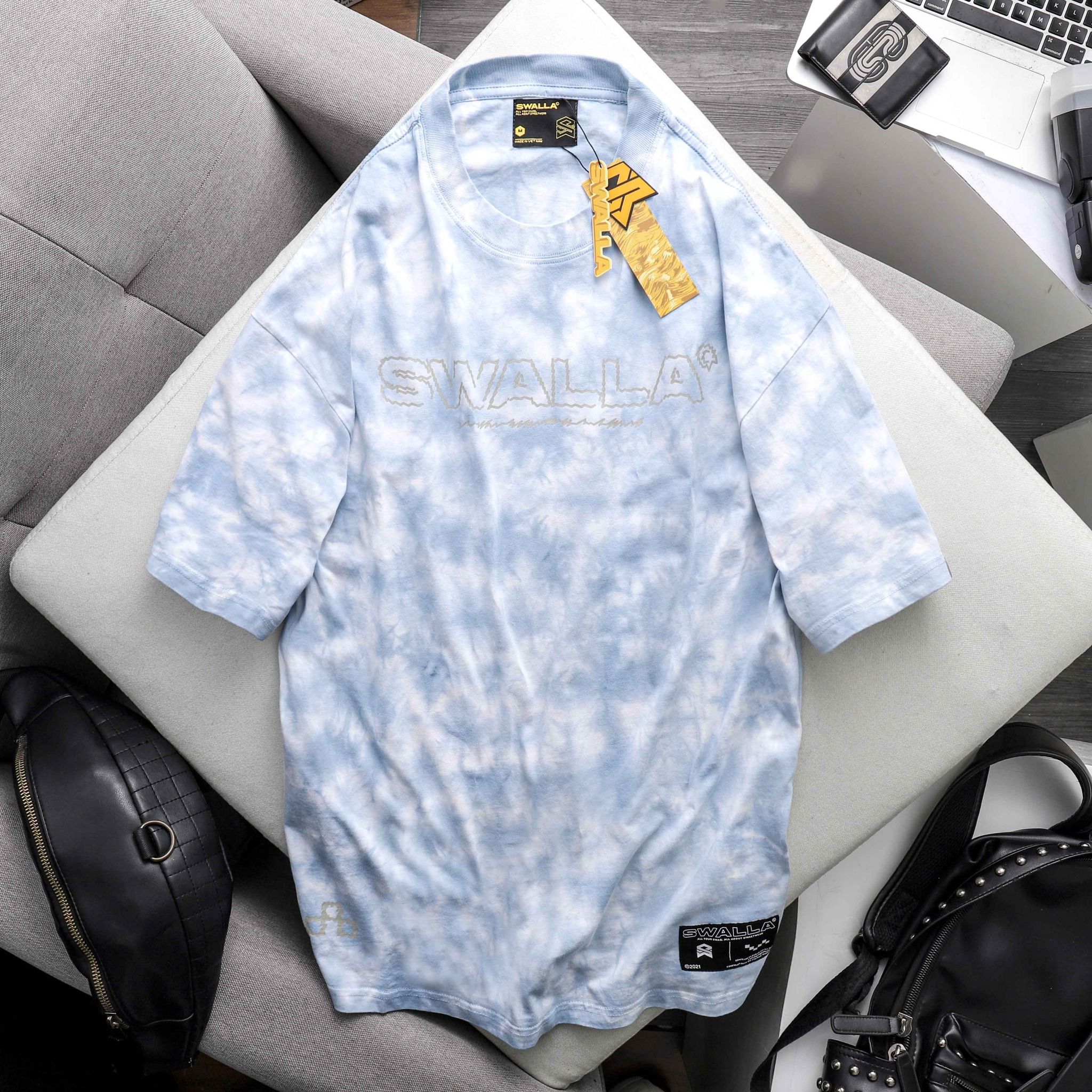 Áo thun SWALLA acid wash