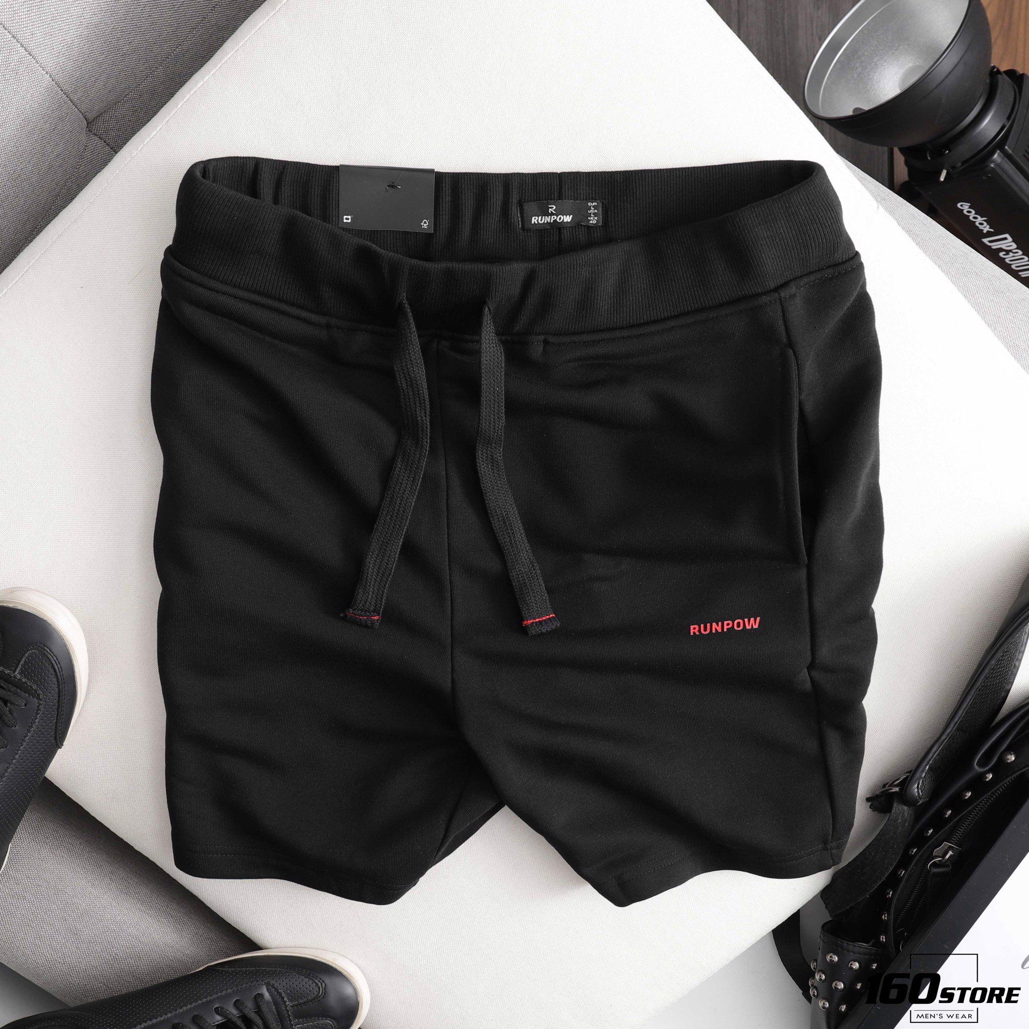 Quần short RUNPOW pique w details