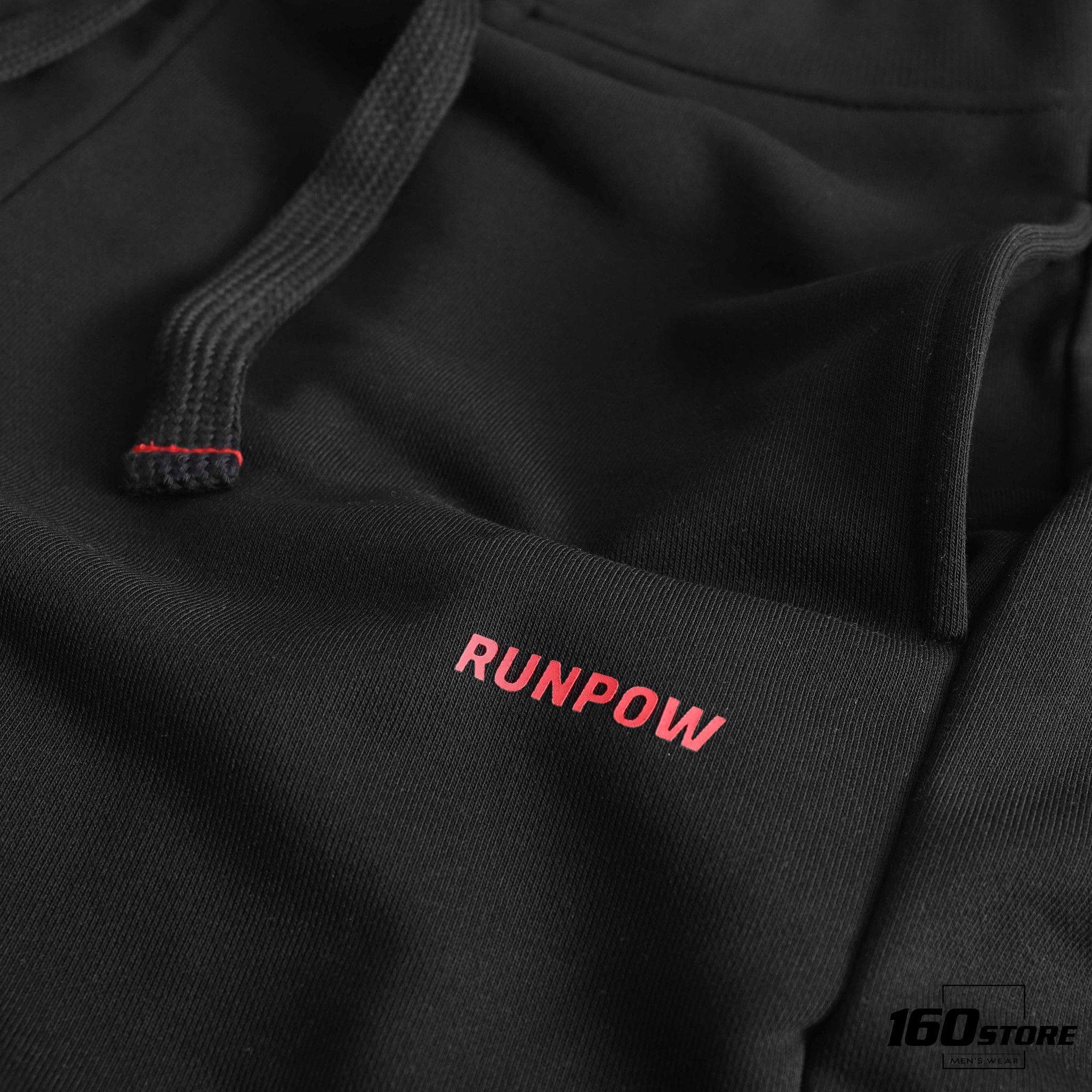 Quần short RUNPOW pique w details