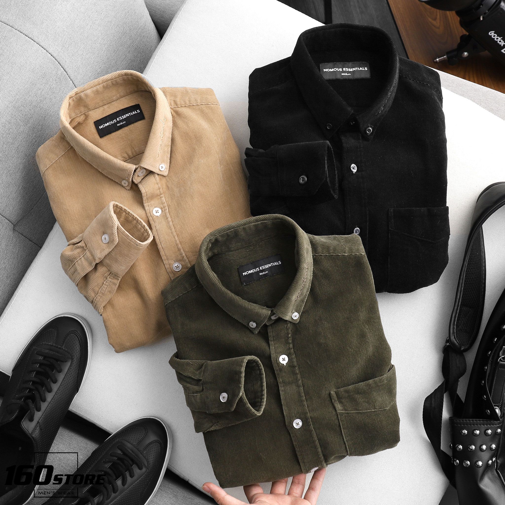 Áo sơmi NOMOUS ESSENTIALS velvet ss21