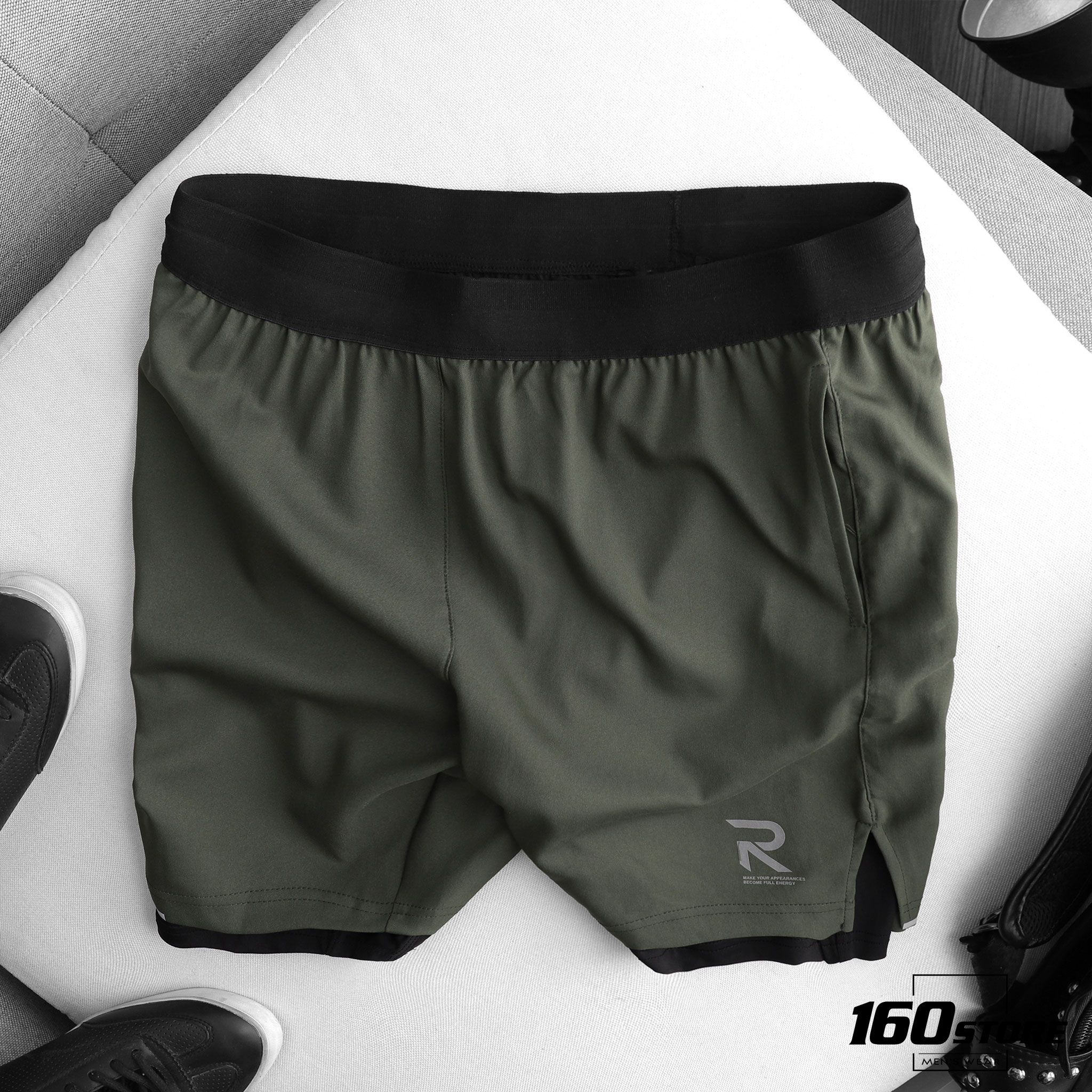 Quần short thể thao RUNPOW Running