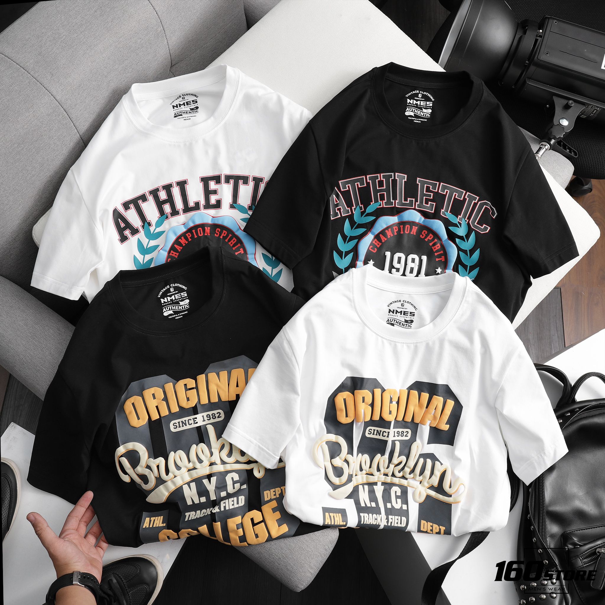 Áo thun NOMOUS ESSENTIALS college athletics